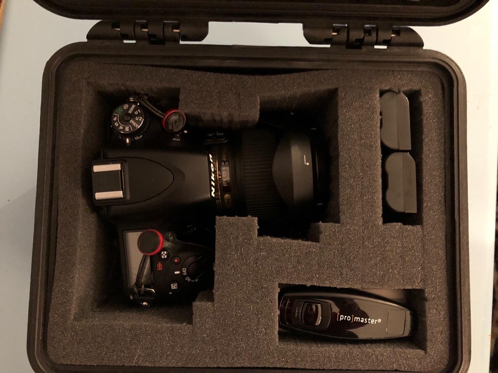 1300 Case | Watertight copolymer shell with foam and purge valve for cameras, electronics and lenses customer photo 1