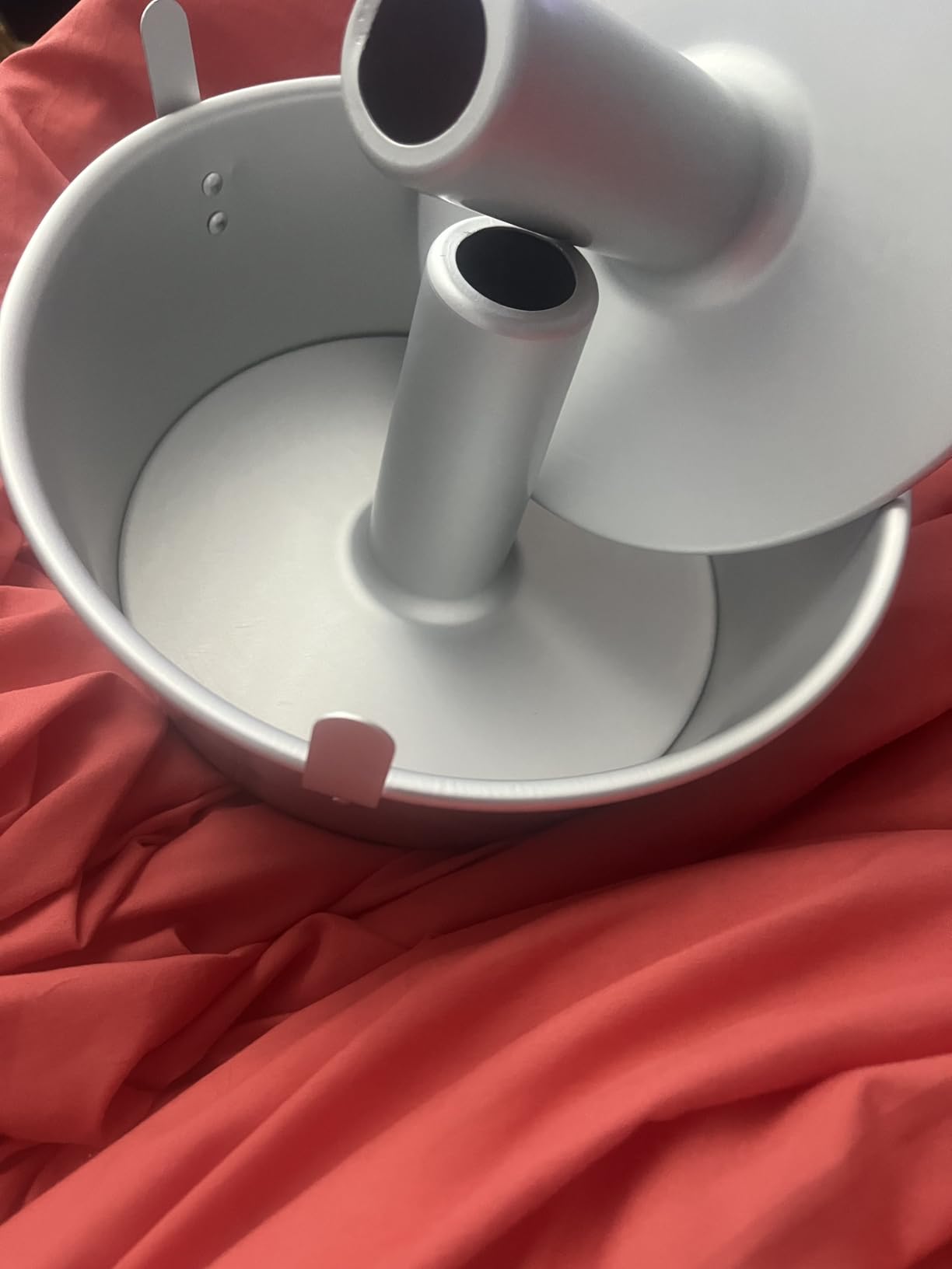 Fox Run Angel Food Cake Pan, Removable Bottom, Aluminum 9.75