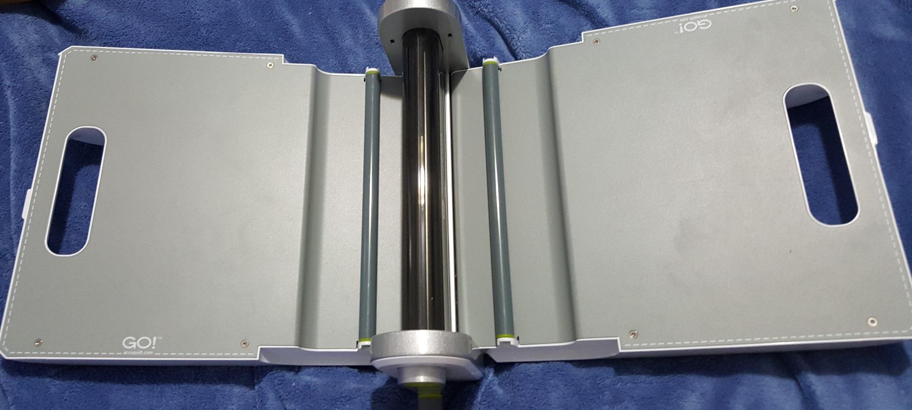 AccuQuilt GO! 55100H Fabric Cutter Starter Set, Portable Design | Includes Die with 3 Shapes, Cutting Mat, and Quick Start Guide. Cuts Up to 90% Faster Than Scissors or Rotary customer photo 2
