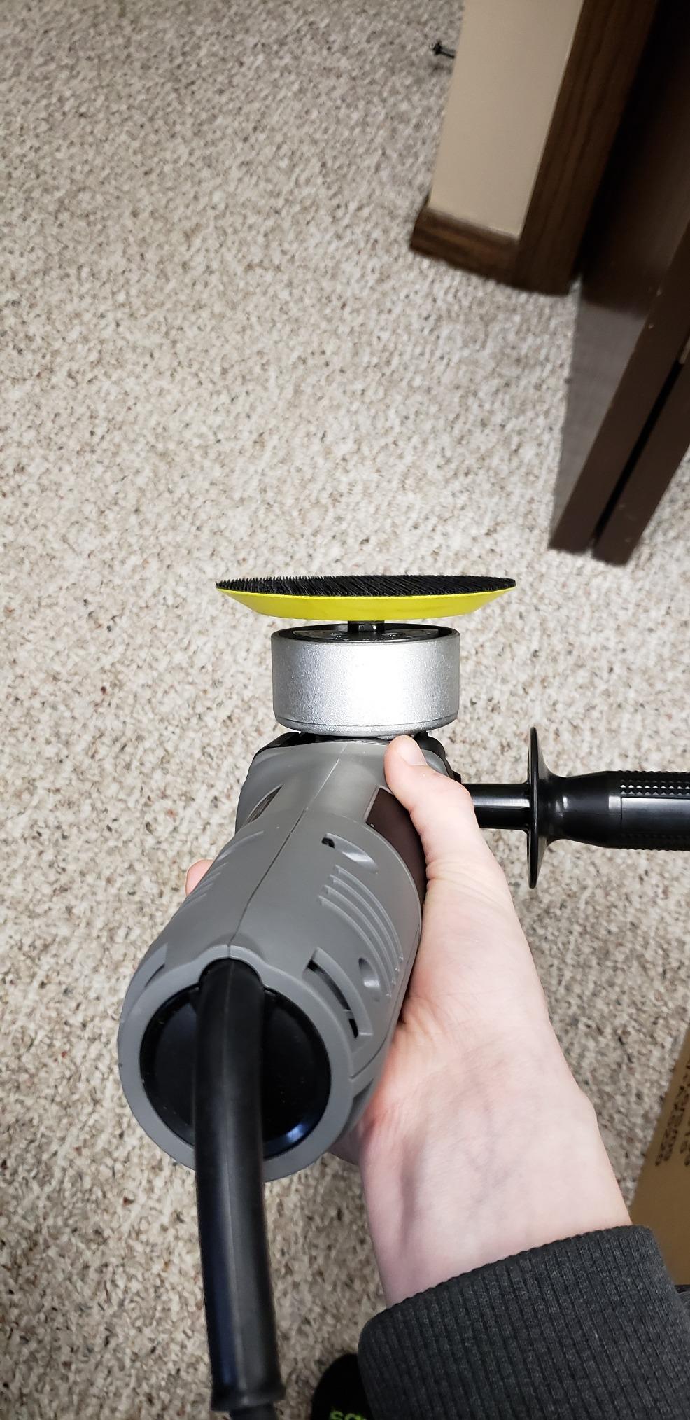 PORTER-CABLE Buffer Polisher, Car Polisher for Car Detailing, 6-Inch, Orbital, Variable Speed (7424XP) customer photo 1