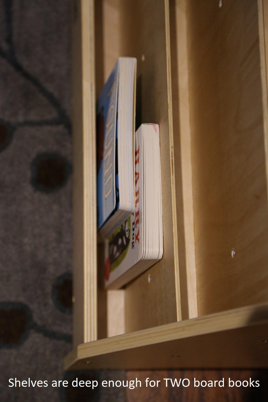 ECR4Kids 5-Shelf Wooden Book Display, Single-Sided Bookshelf, Natural customer photo 2