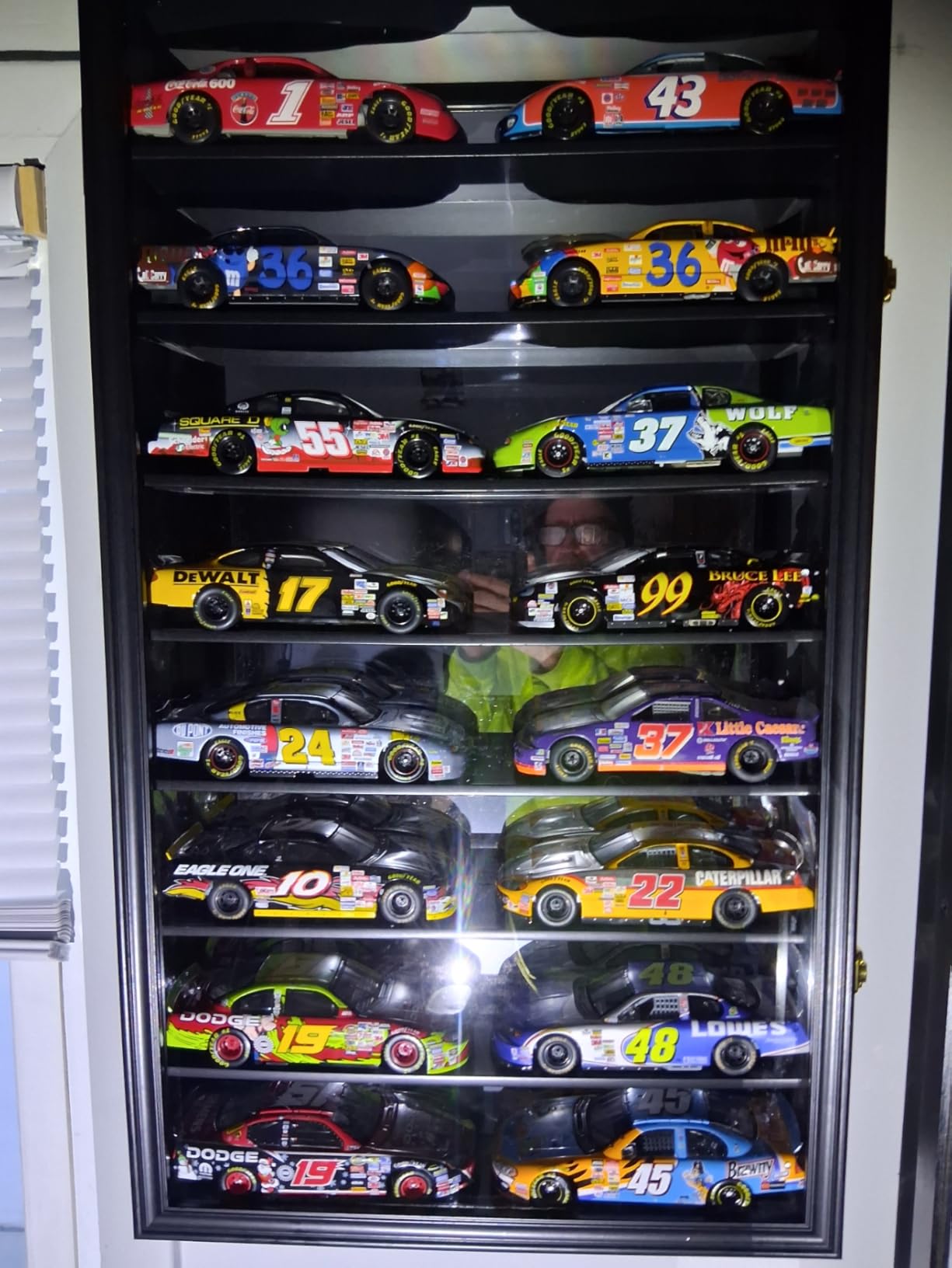 Clear Acrylic Display Case for 1:24 Scale Diecast Toy Model Cars Hot Small Toy Wheels Storage Showcase, 98% UV Protection, 4mm Thick Acrylic 24 Compartments customer photo 2