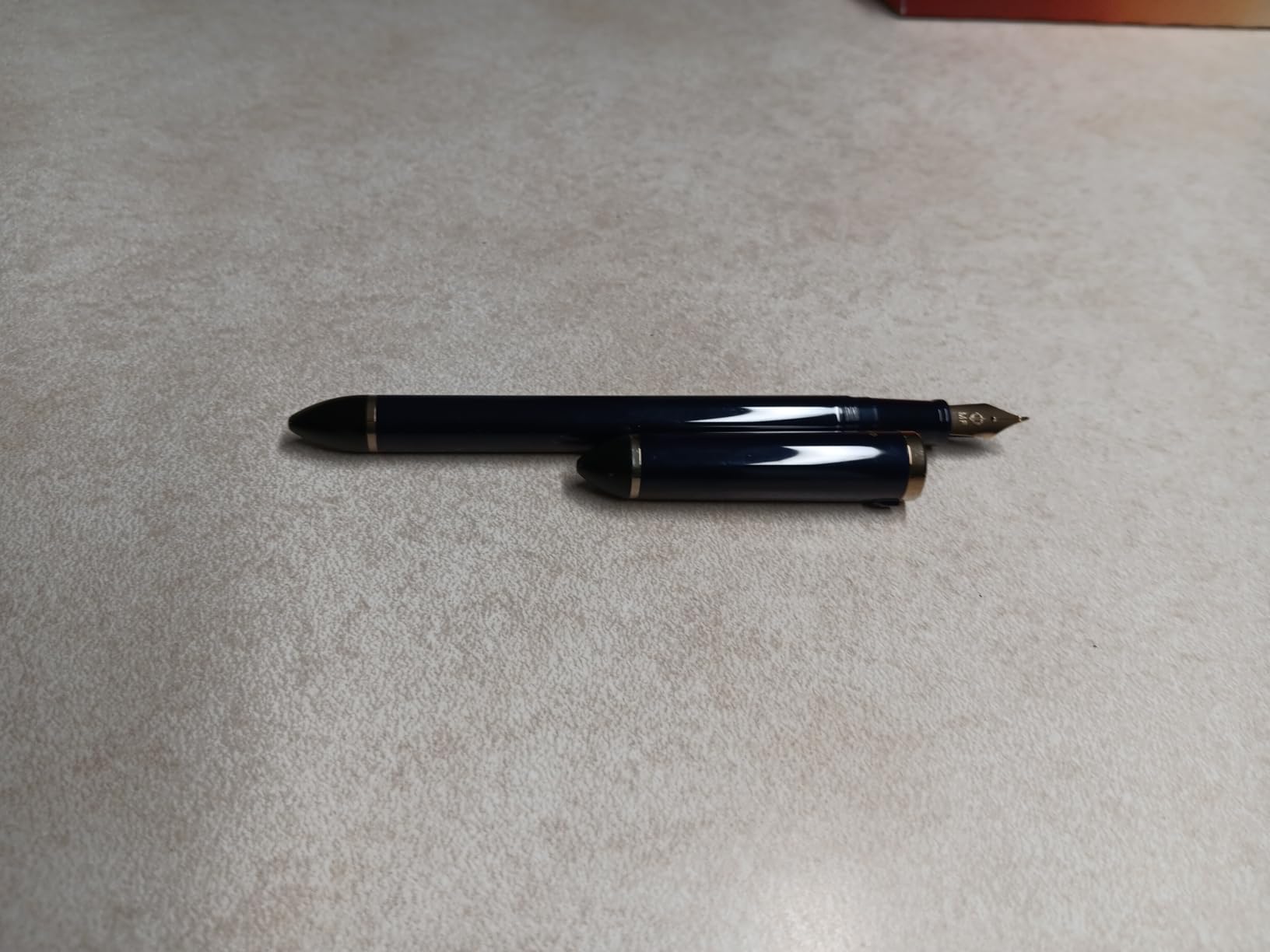 Fude De Mannen - Stroke Style Calligraphy Fountain Pen - Navy Blue - Nib Angle 40 Degrees (11-0127-740) customer photo 1