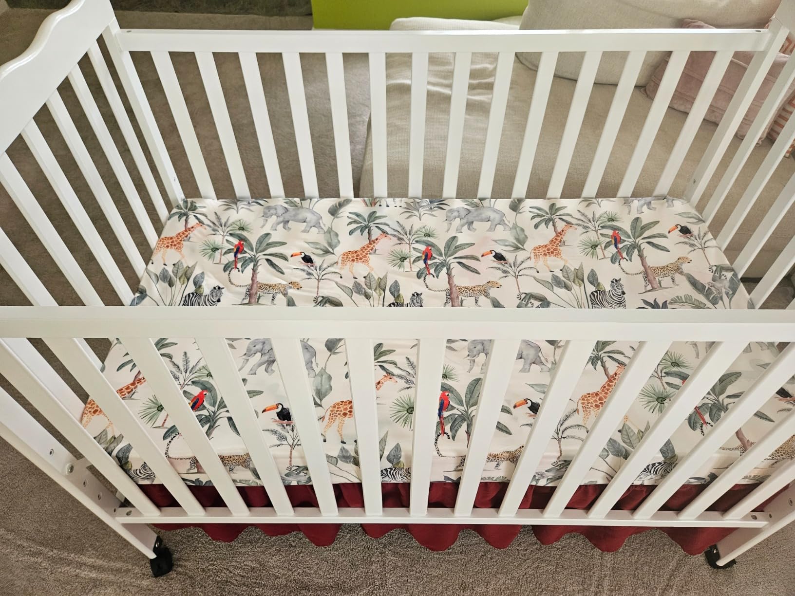 Dream On Me Full Size Carson 3-in-1 Convertible Baby Crib, Locking Wheels customer photo 2