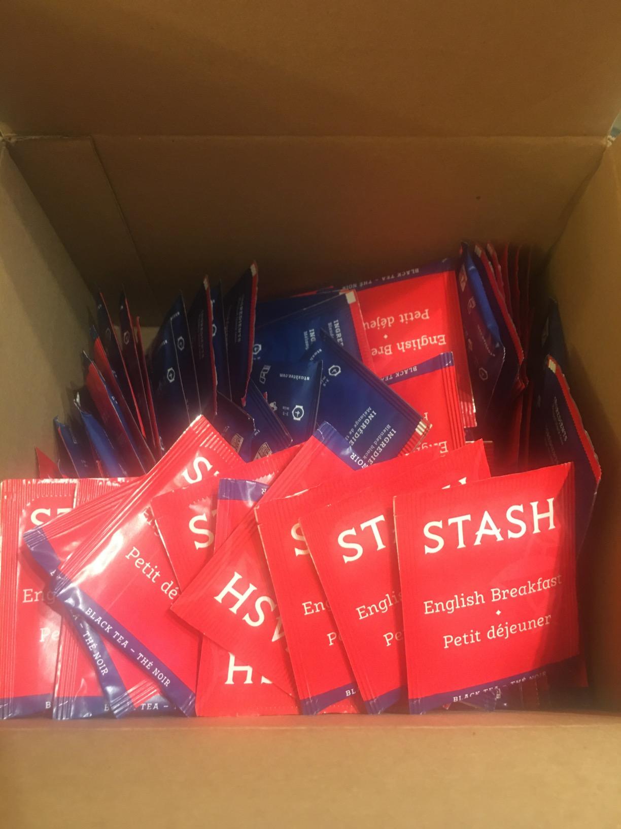 Stash Tea English Breakfast Black Tea, Box of 100 Tea Bags customer photo 1