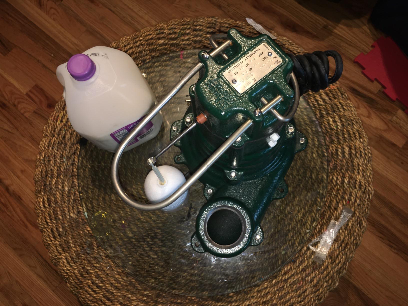 Zoeller Waste-Mate 267-0001 Sewage Pump, 1/2 HP Automatic | Heavy-Duty Submersible Sewage, Effluent or Dewatering Pump customer photo 2