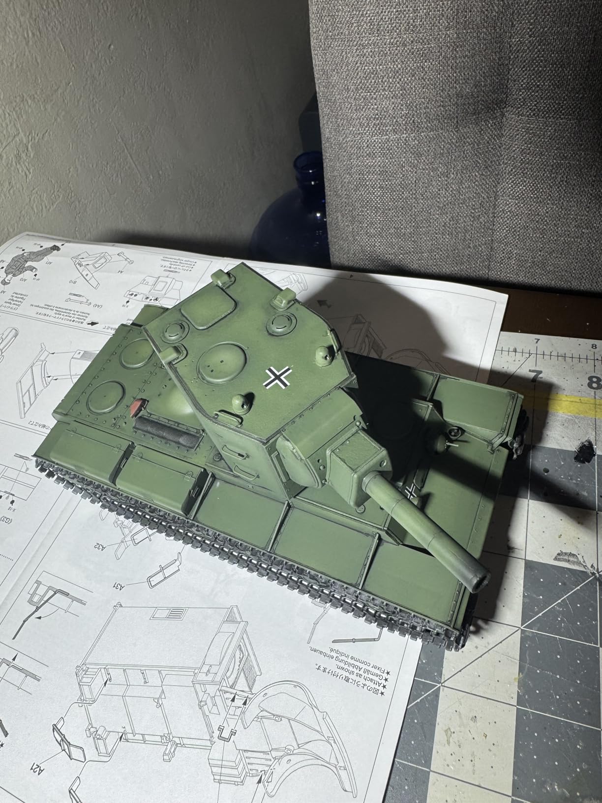 TAMIYA 1/35 Russian Heavy Tank KV-2 TAM35375 Plastic Models Armor/Military 1/35 customer photo 1