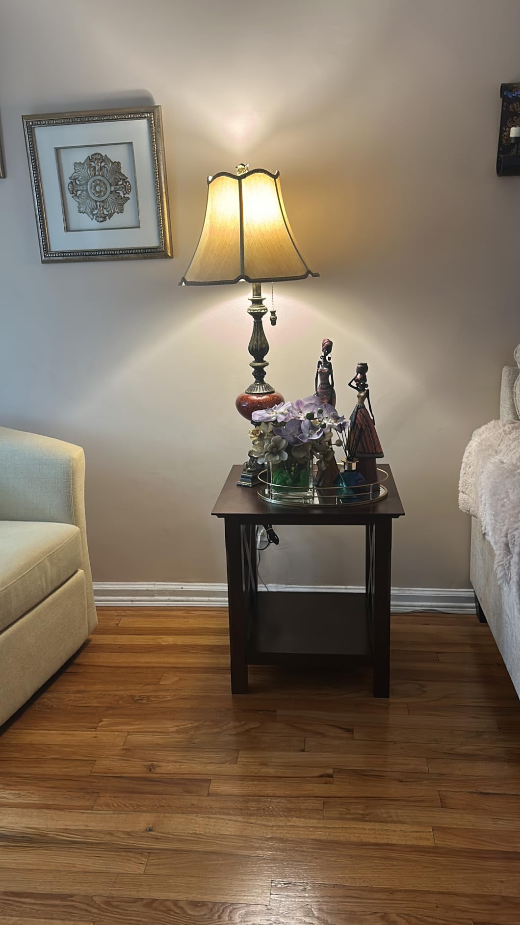 Winsome Xola 20W x 19.13-Inch D End Table, Cappuccino (40420) customer photo 2