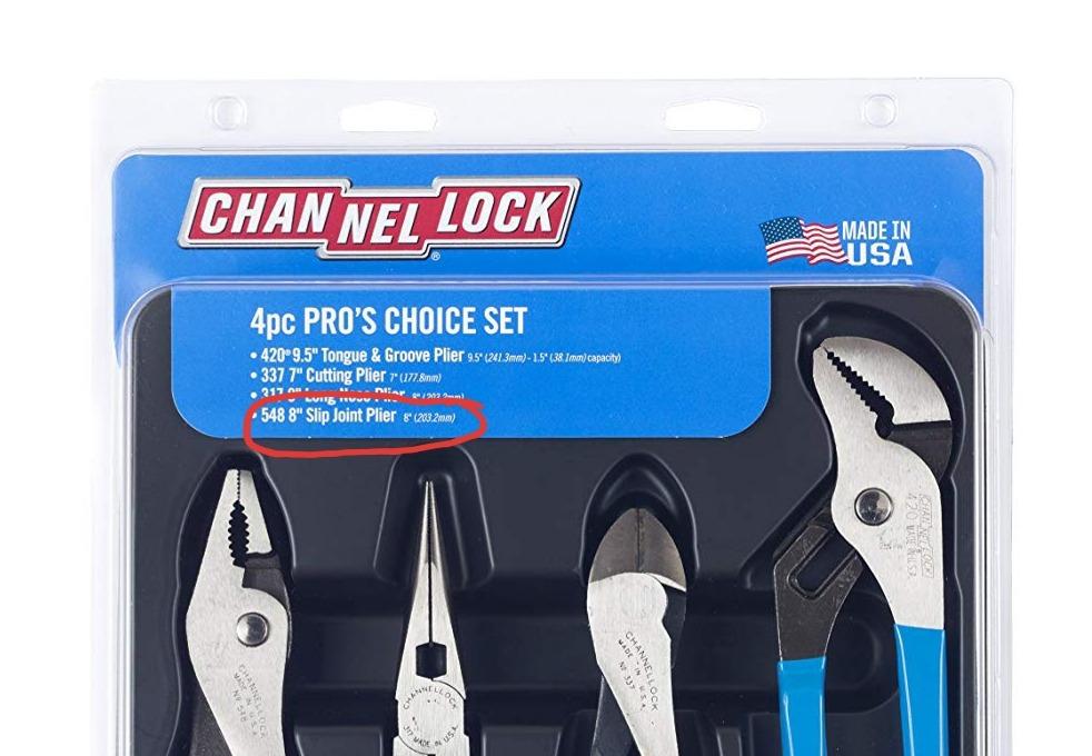 Channellock PC-2 Pro's Choice Plier Kit, 4-Piece with Bonus Tool Tray customer photo 1