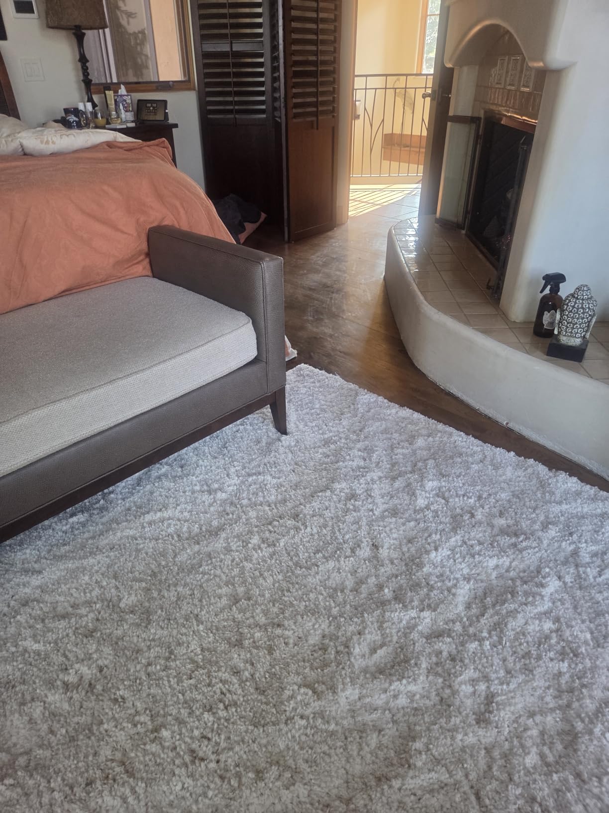 SAFAVIEH Area Rug 8x10 - California Shag Collection - Large - Beige, Non-Shedding & Easy to Clean, Ultra Plush Thick Pile, Ideal for Living Room, Bedroom, Dining Space (SG151-1313) customer photo 2