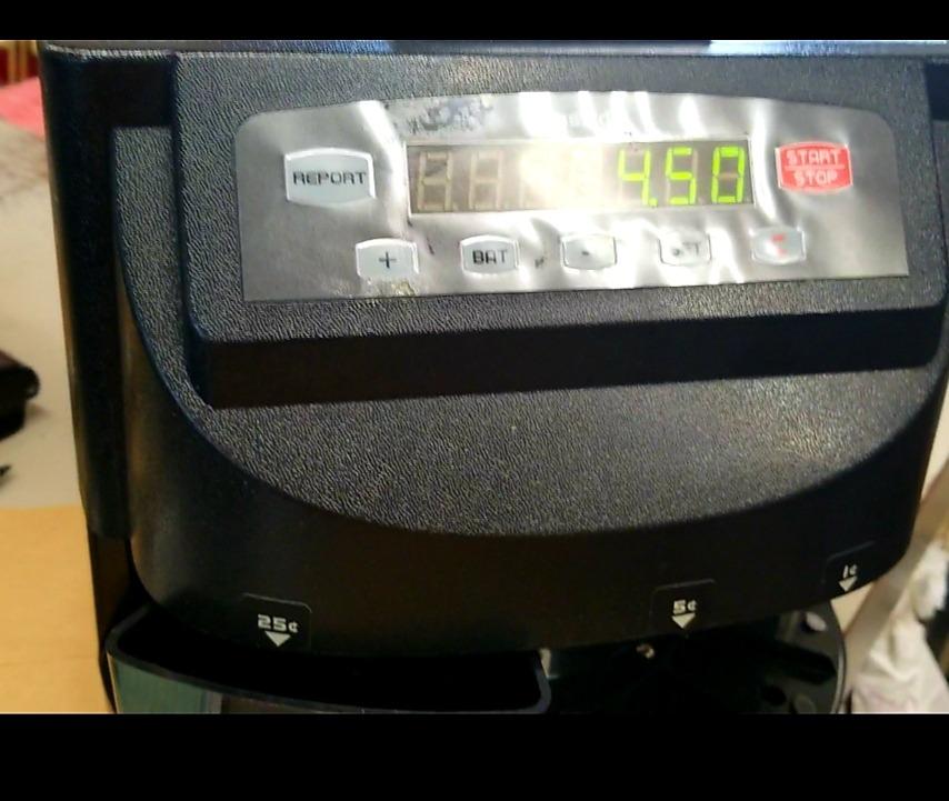 Cassida C200 Coin Sorter, Counter and Roller customer photo 2