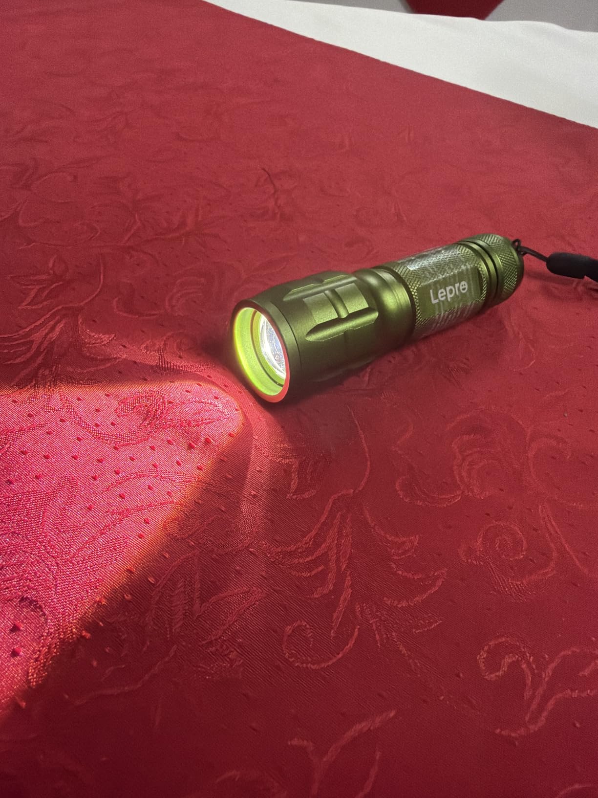Lepro Lighting Ever LED Flashlight, High Lumens Waterproof Adjustable Focus | Small, lightweight. For outdoor, camping, emergency, tactical use. AAA batteries included. Adjustable zoom focus. customer photo 1