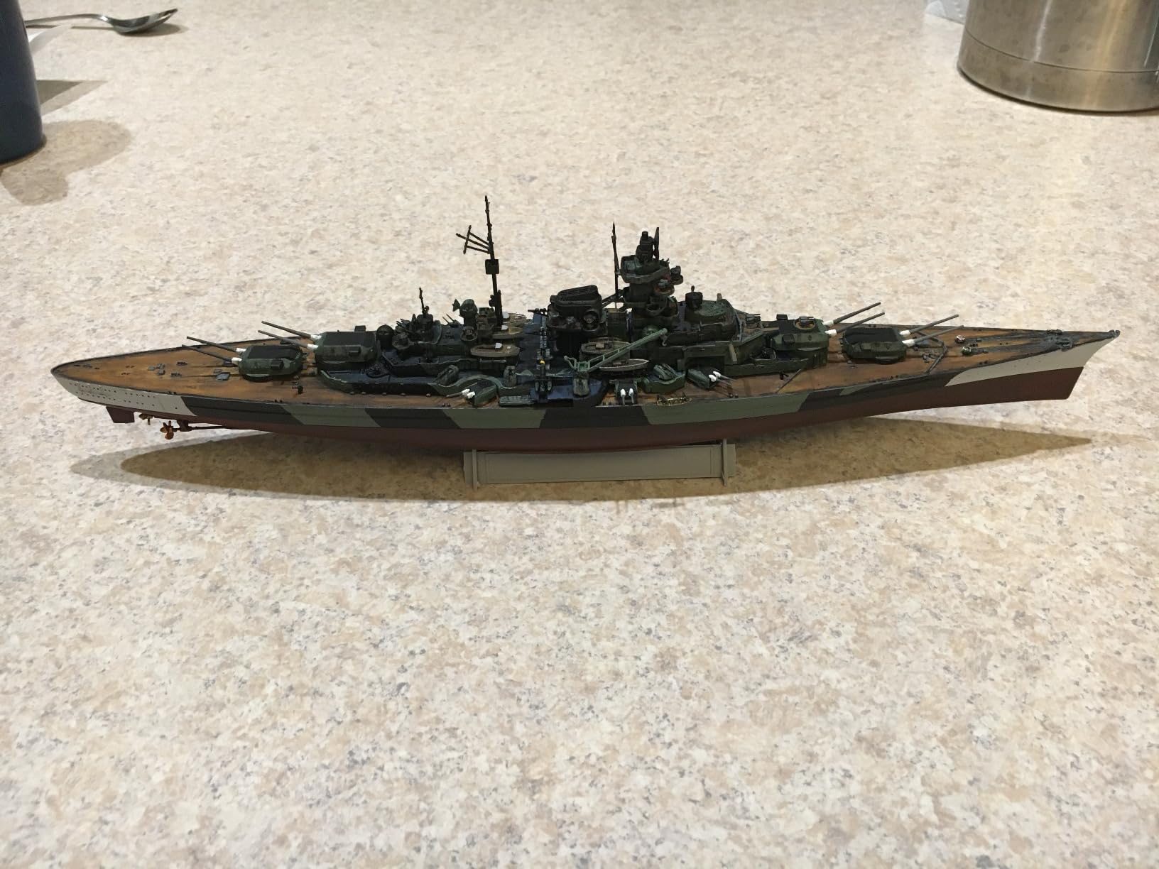 Trumpeter 1/700 German Tirpitz Battleship 1943 Model Kit customer photo 1
