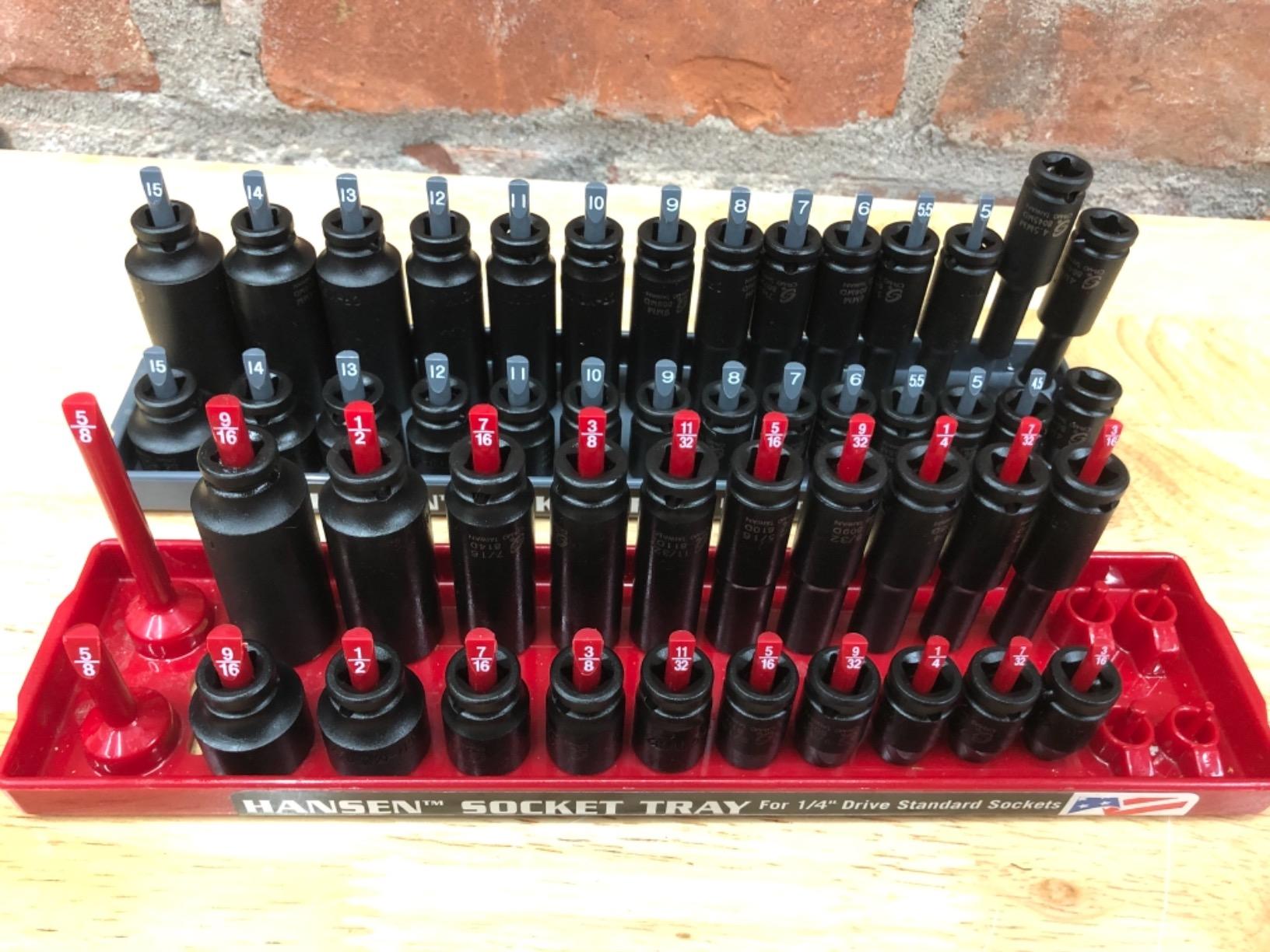 SUNEX TOOLS 1848, 1/4 Inch Drive Master Impact Socket Set, 48-Piece, SAE/Metric, 3/16 Inch - 9/16 Inch, 4mm - 15mm, Standard/Deep, Cr-Mo Alloy Steel, Radius Corner Design, Heavy Duty Storage Case customer photo 1
