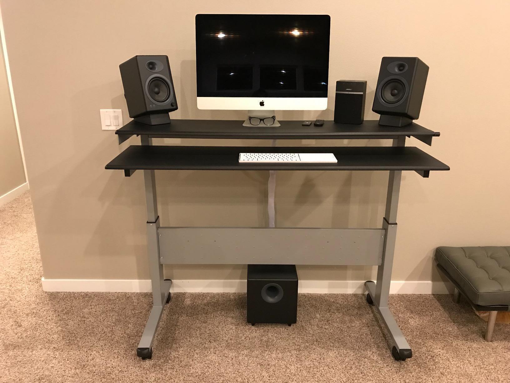 A5+ Wired Bookshelf Speakers - Powered Speakers | for Turntables, Vinyl Records, Music Streaming and Home Theater - Black customer photo 1