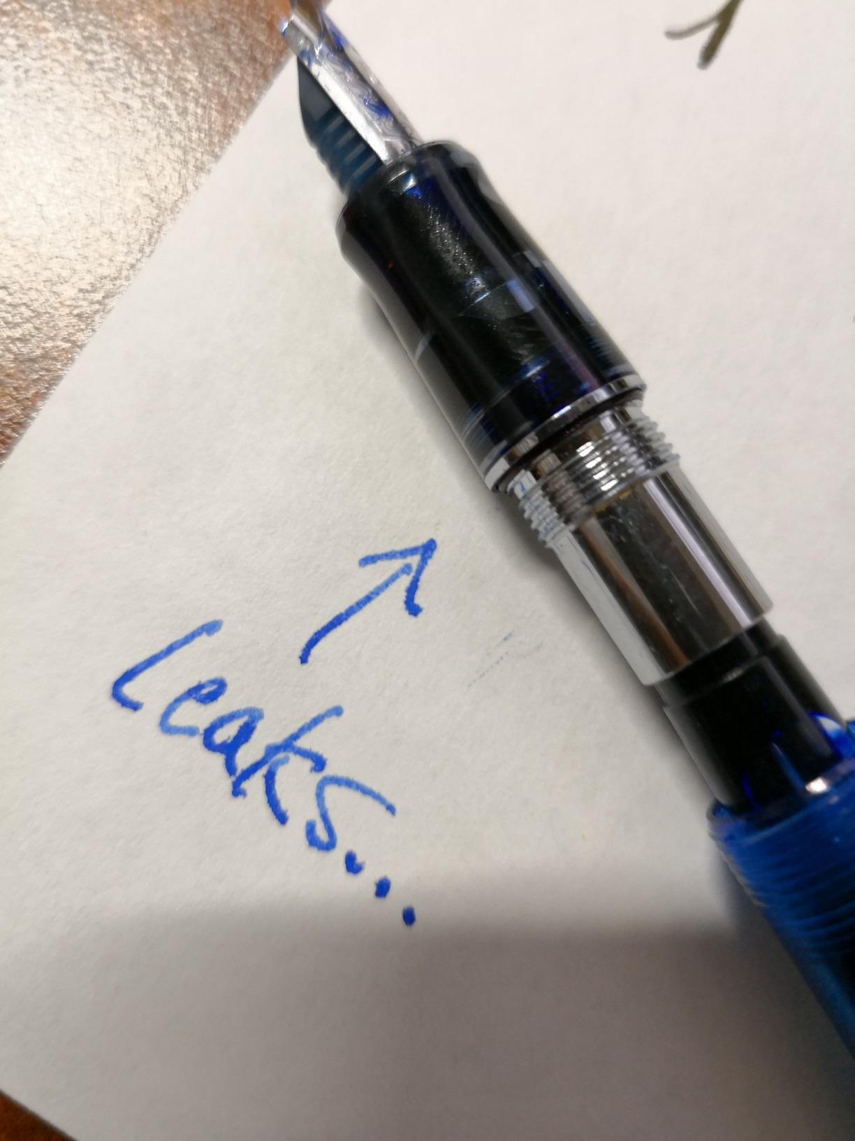 Pilot Custom 74 Fountain Pen, Blue Barrel, Fine Nib (60695) customer photo 1