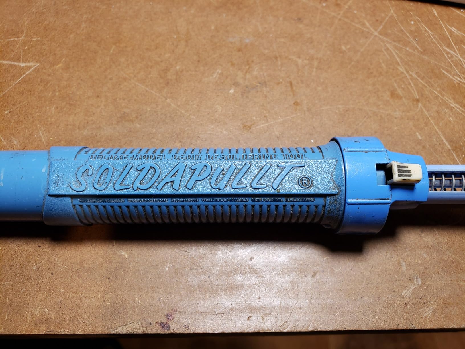 DS017 The Original EDSYN Deluxe Desoldering Solder Sucker SOLDAPULLT Made in USA customer photo 1