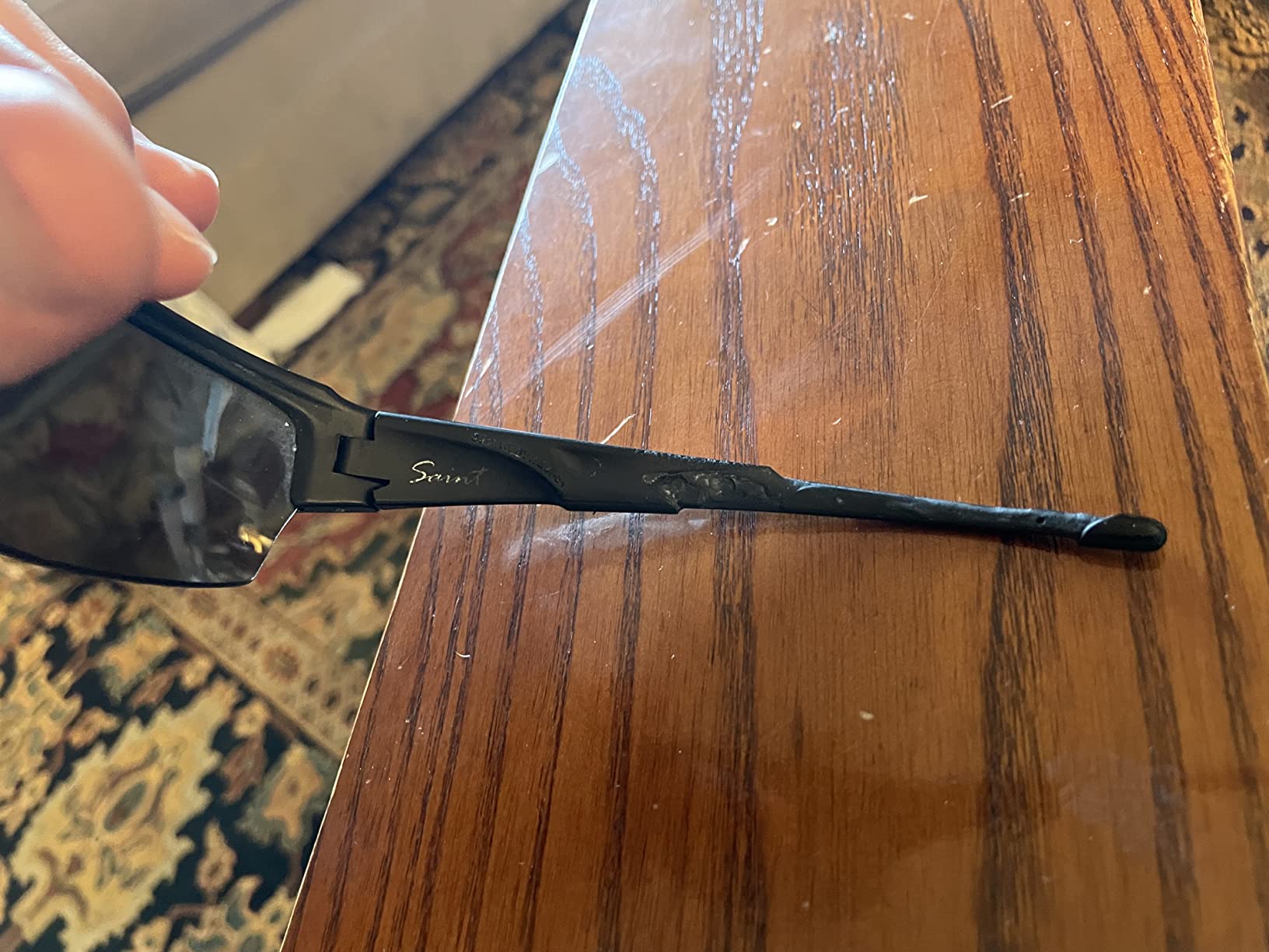 Wiley X Saint Tactical Sunglasses Matte Black Frame with Changeable Smoke Grey Lenses Ballistic Rated customer photo 1
