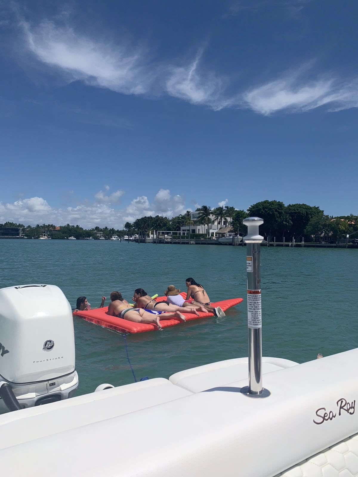 Wow Sports - Inflatable Water Mat - Pool Float Water Walkway - Fun Lake Accessory for Kids & Adults - 10 ft x 6 ft - Attach to Boats customer photo 2