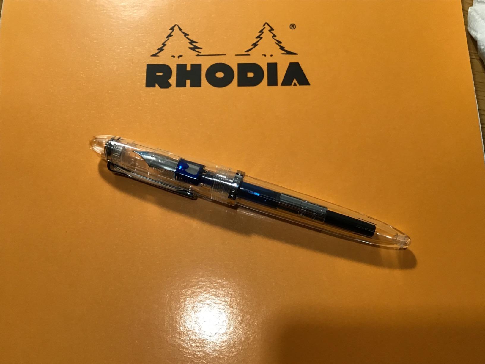 Sailor Junior Skeleton Demonstrator Nickle Chrome Plated MF Nib Fountain Pen customer photo 1
