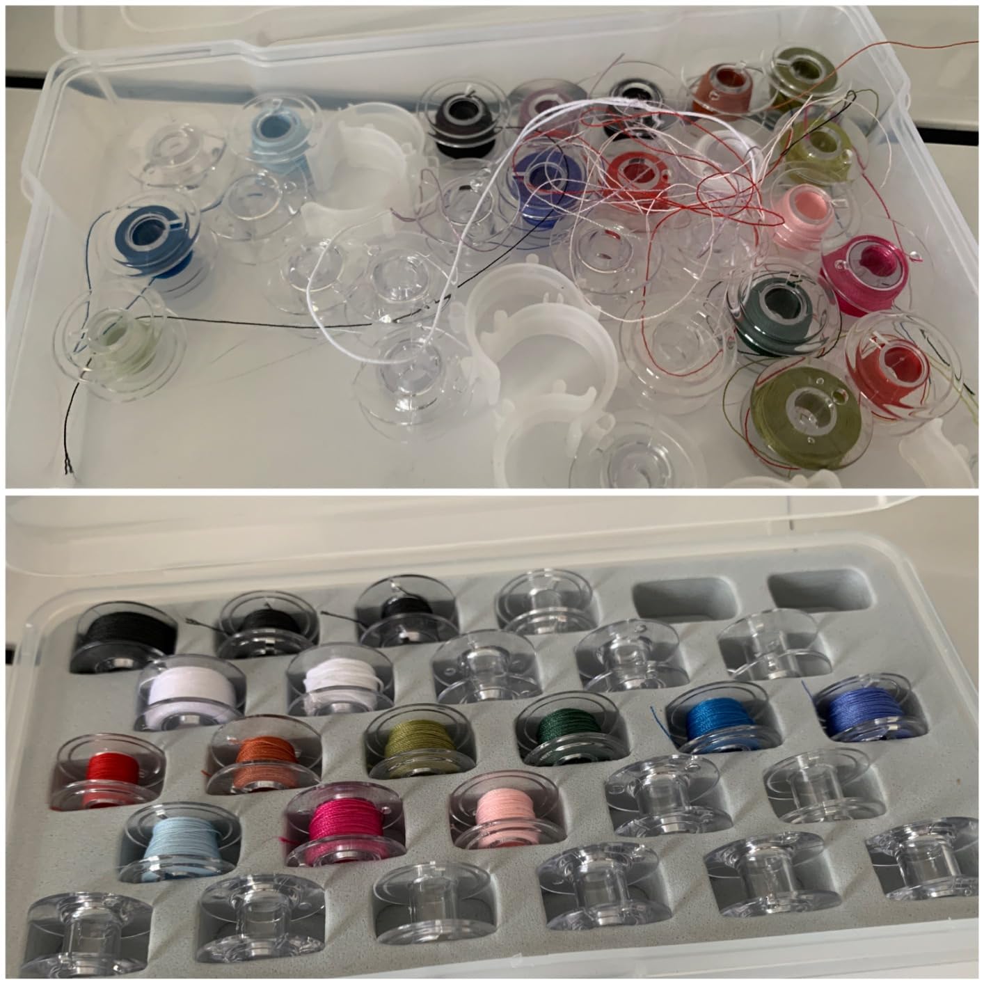 Dritz Bobbin Box, Stores 28 Bobbins customer photo 1