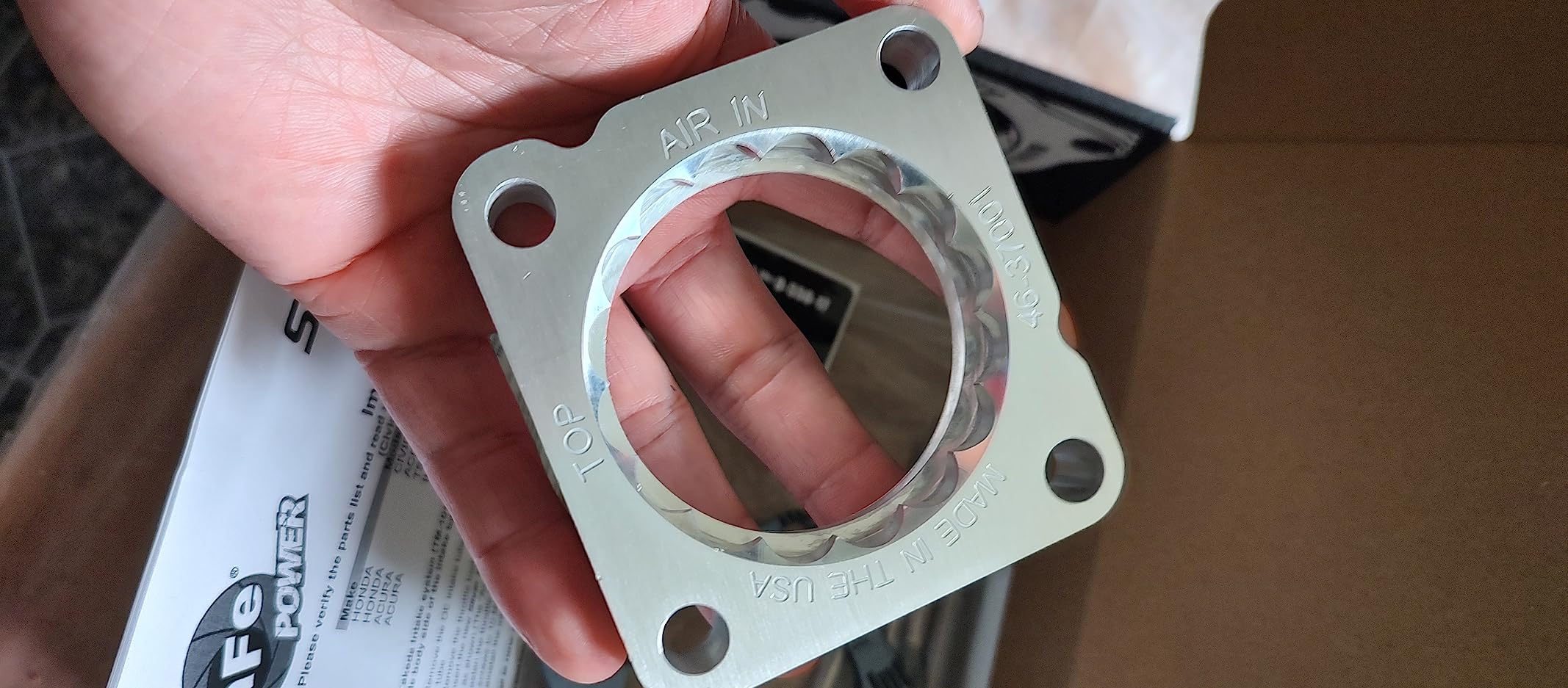 aFe Power #46-37001 Silver Bullet Throttle Body Spacer customer photo 2