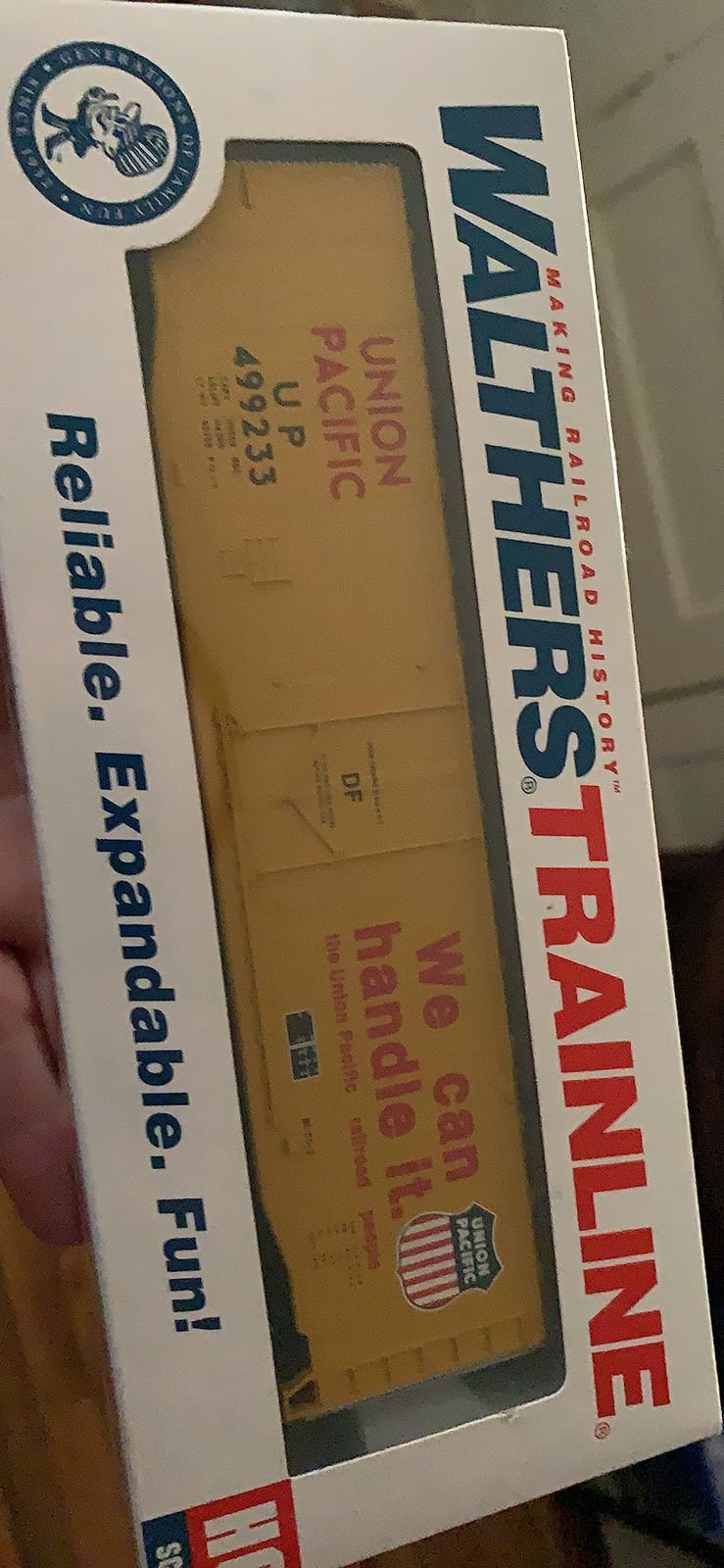 Walthers Trainline 50' Plug-Door Boxcar - Ready to Run - Union Pacific 931-1672 - HO Scale customer photo 2