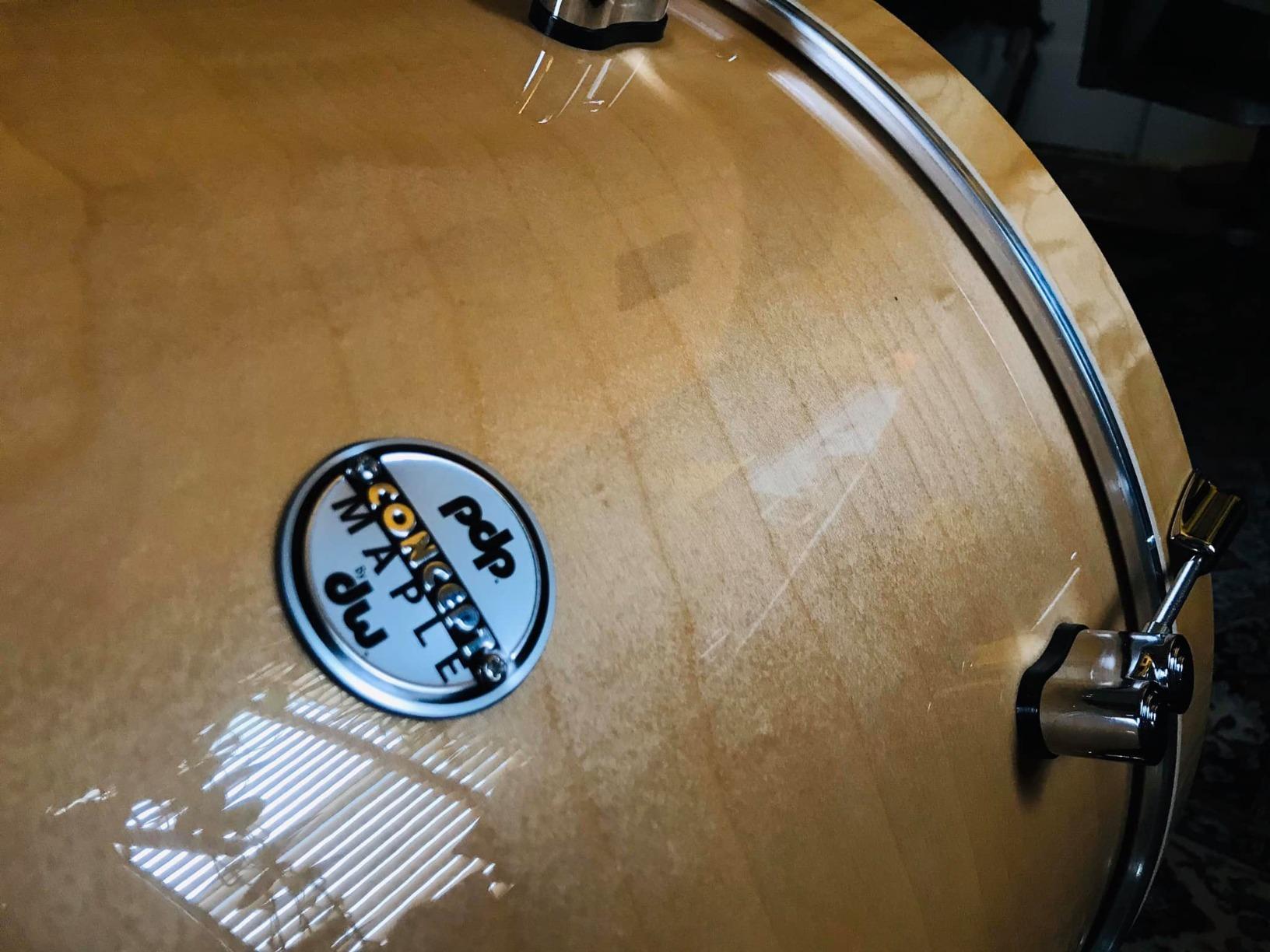 PDP By DW 7-Piece Concept Maple Shell Pack with Chrome Hardware Silver to Black Fade customer photo 2