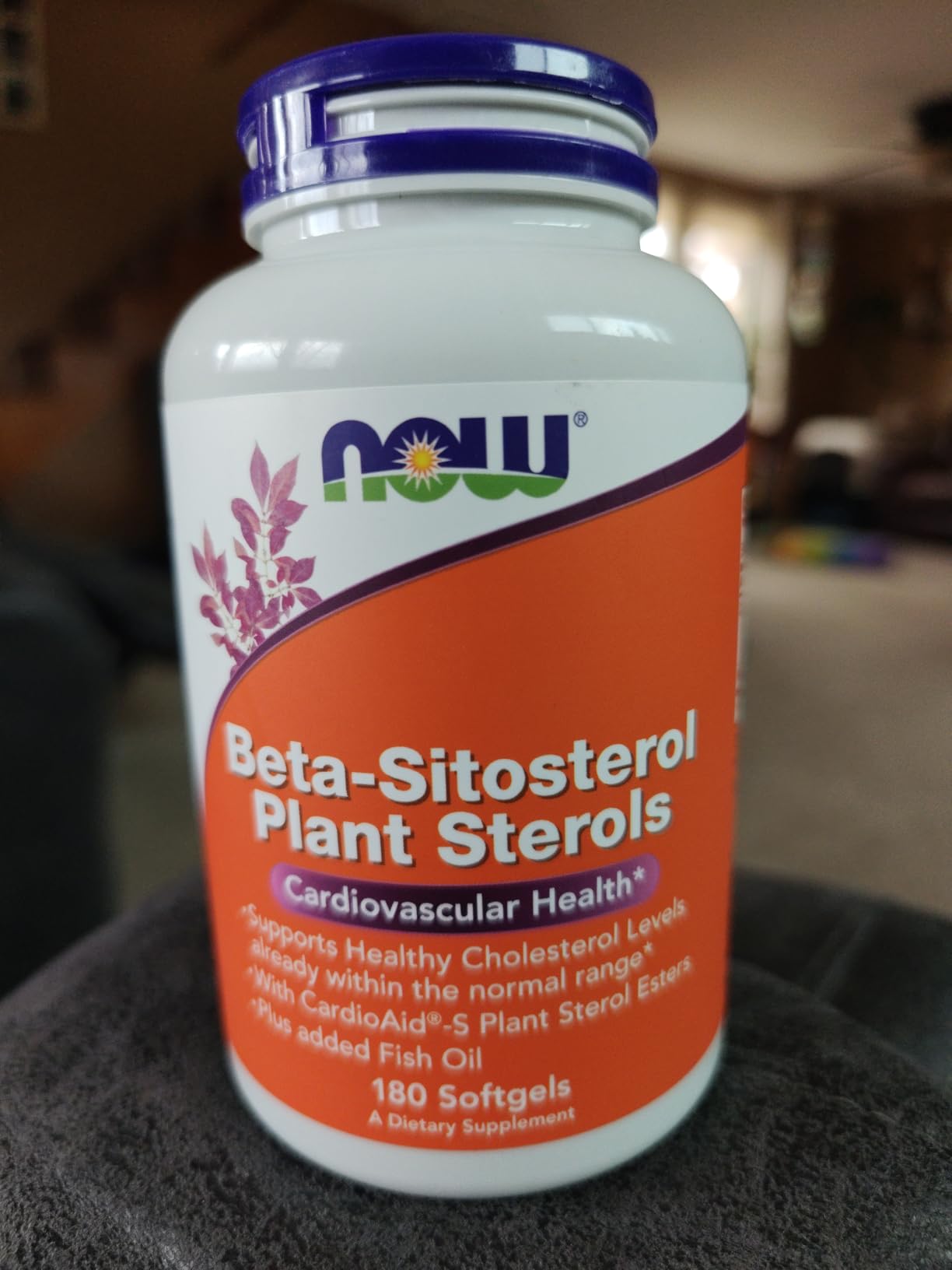 NOW Foods Supplements, Beta-Sitosterol Plant Sterols with CardioAid-S Plant Sterol Esters and Added Fish Oil, 90 Softgels customer photo 1