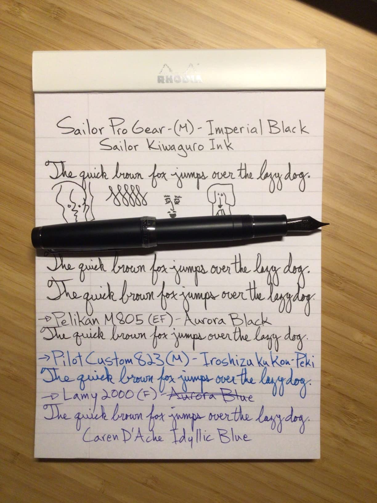 Sailor Professional Gear Fountain Pen, Imperial Black, Medium Point, 11-3028-420 customer photo 1