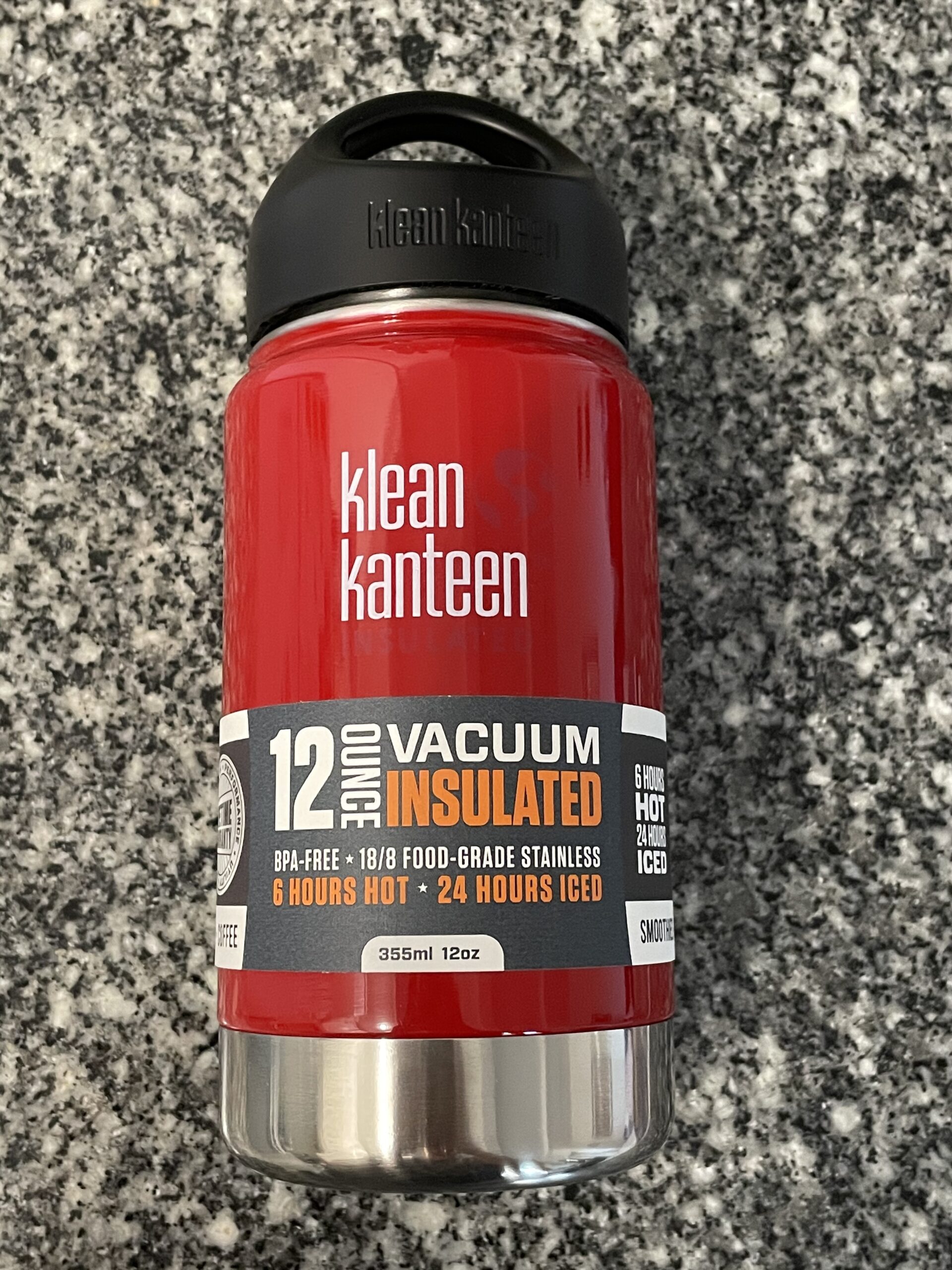 Klean Kanteen Wide Mouth Double Wall Insulated Water Bottle with Loop Cap customer photo 2