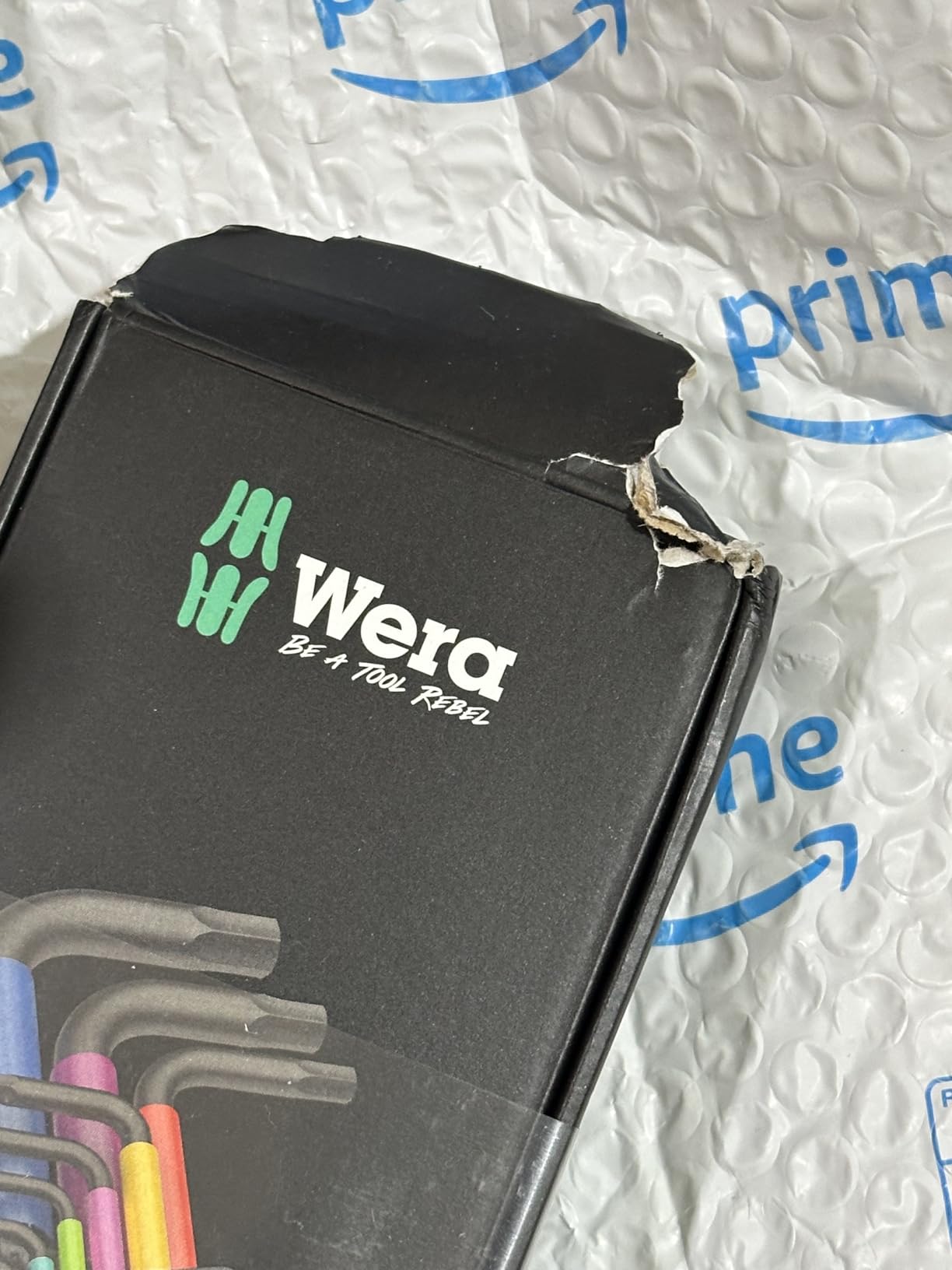 Wera Tools 05073593001 950 SPKL/9 SM N SB Long ARM HEX Key Set, One Size, Multi customer photo 1
