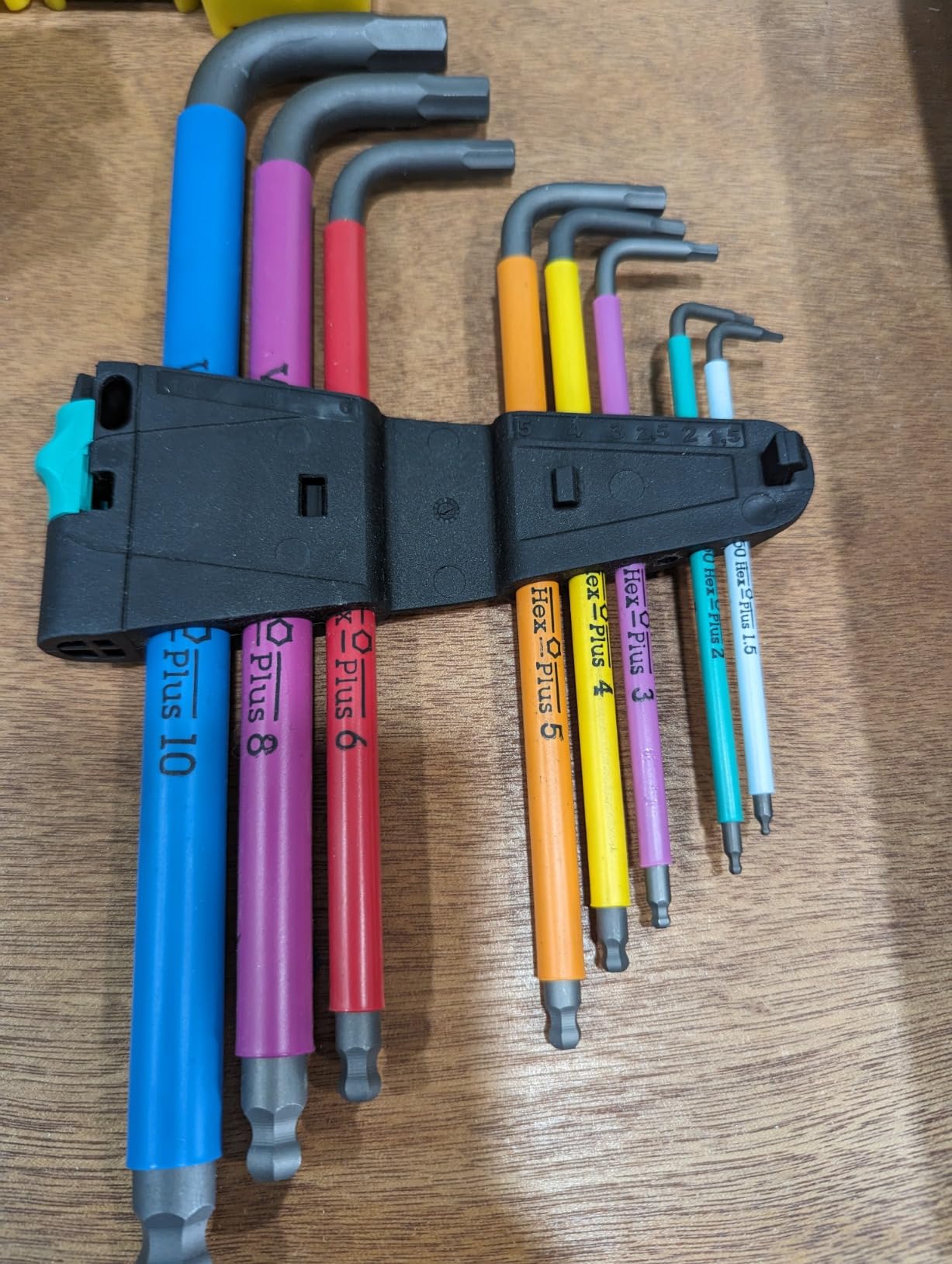 Wera Tools 05073593001 950 SPKL/9 SM N SB Long ARM HEX Key Set, One Size, Multi customer photo 2