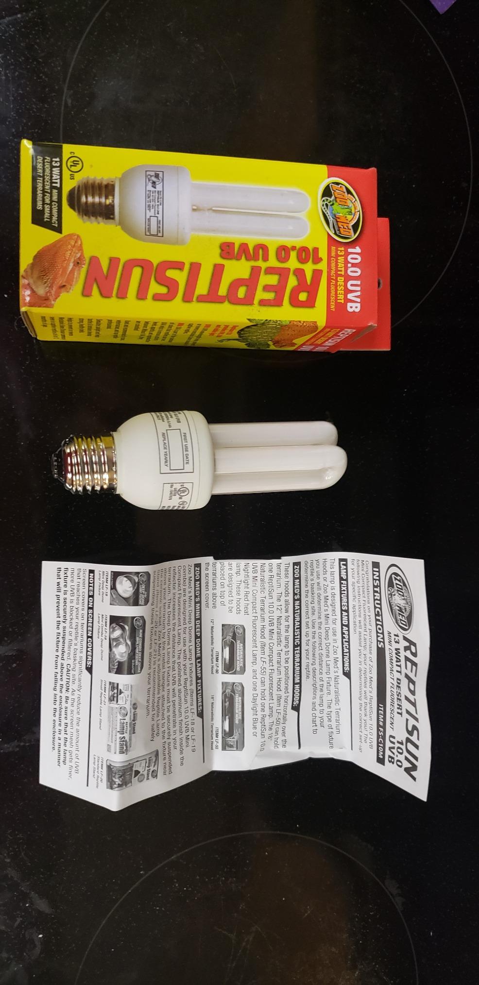 Zoo Med ReptiSun 10.0 Mini Compact Fluorescent Lamp 13 Watts customer photo 1