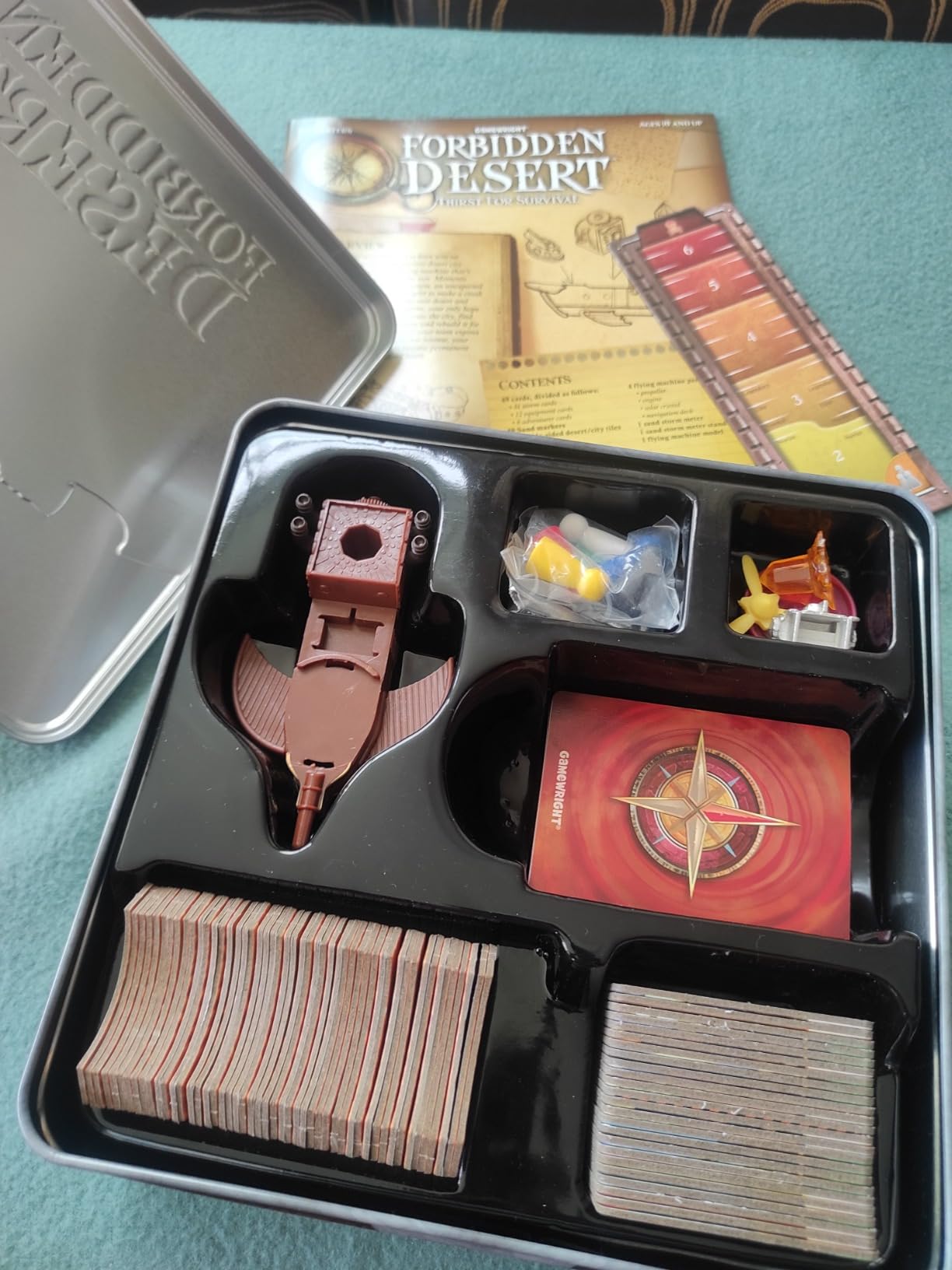 Gamewright - Forbidden Desert Cooperative Survival Adventure Board Game for 2-5 Players - Family Strategy for Ages 10+ customer photo 1