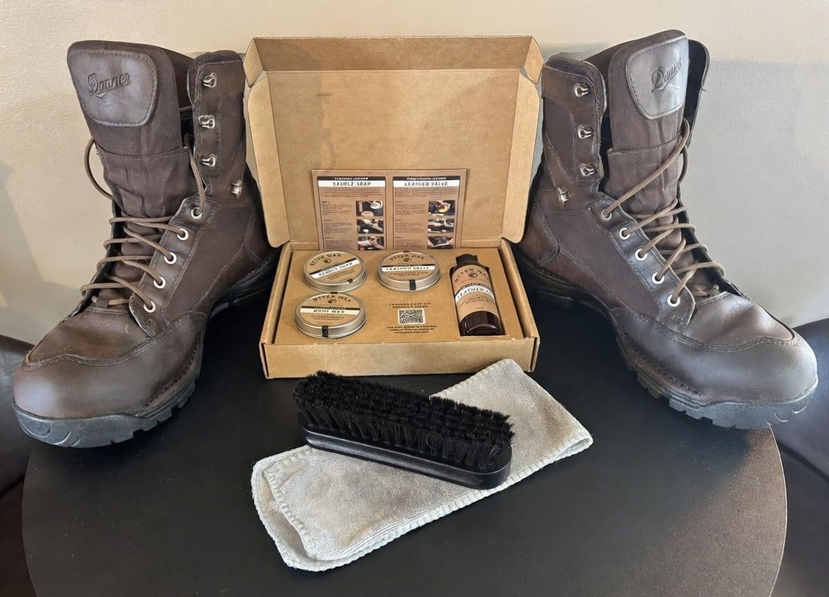 Otter Wax Essential Leather Care Kit | Complete Leather Cleaning & Conditioning Set | Clean, Condition, Shine, & Protect All-Types of Leather| All-Natural & PFAS-Free | Made in Portland USA customer photo 2