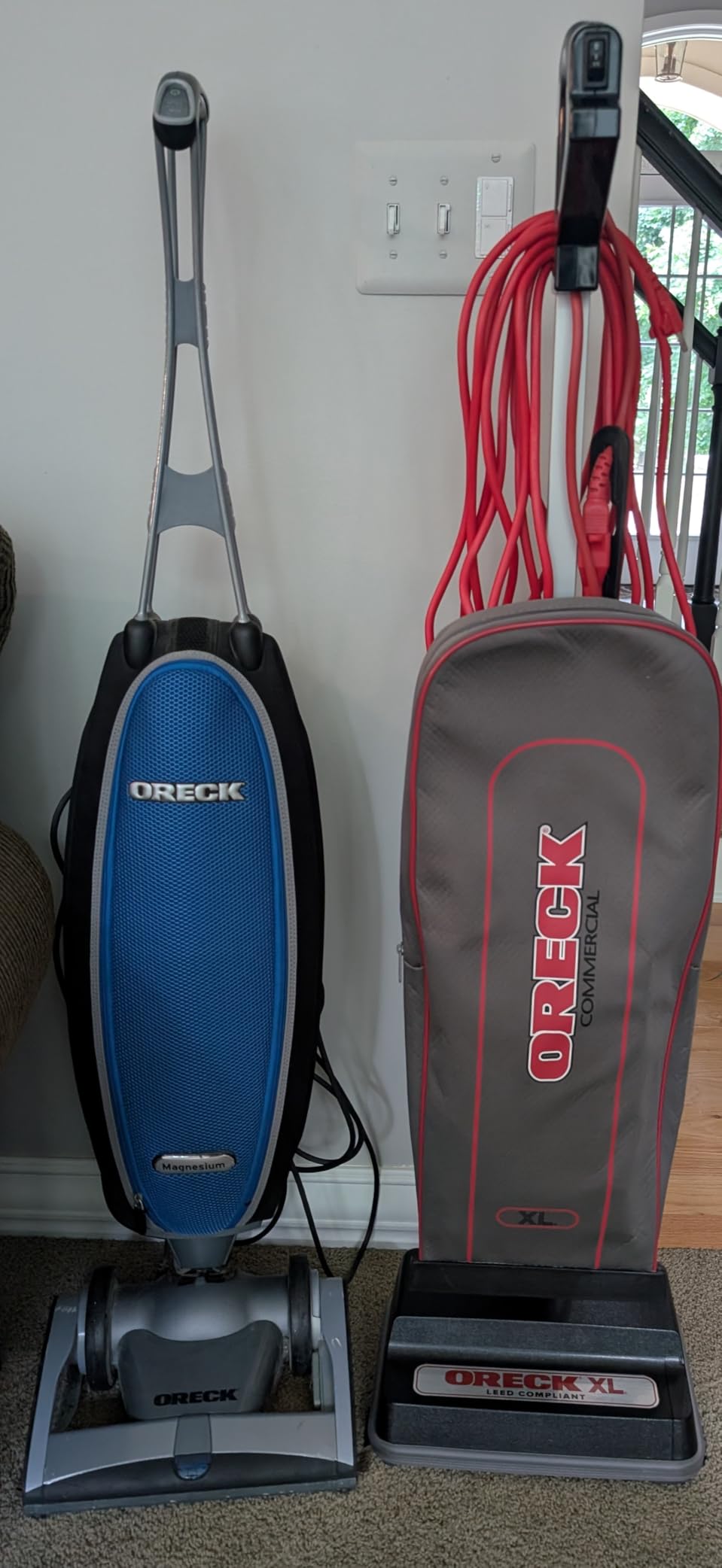 Oreck Commercial Upright Vacuum Cleaner, LEED Compliant | Bagged Vac for Carpets and Hard Floor, Lightweight, Microsweep Feature, Powerful Vacuum Cleaners for Commercial Use customer photo 1