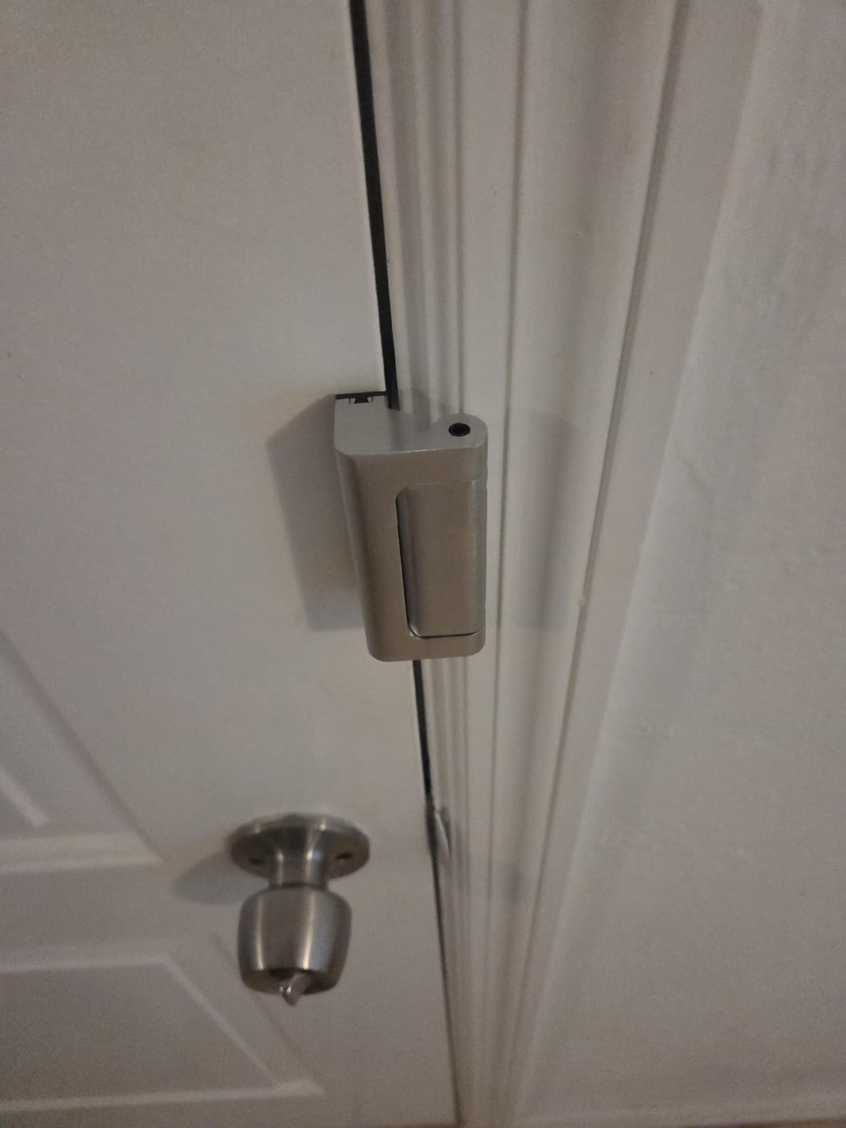 Prime-Line U 10827 Door Reinforcement Lock - High Security to Prevent Unauthorized Entry - Aluminum Construction, Satin Nickel customer photo 1