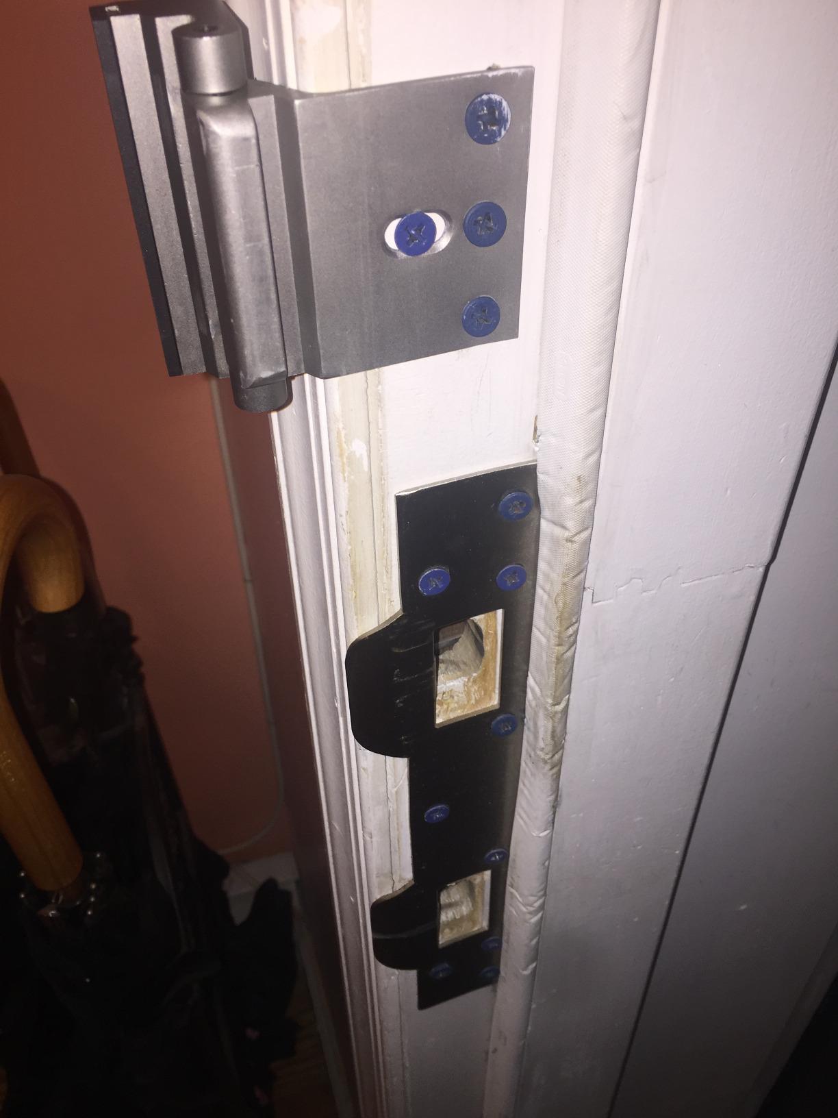 Prime-Line U 10827 Door Reinforcement Lock - High Security to Prevent Unauthorized Entry - Aluminum Construction, Satin Nickel customer photo 2