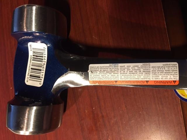 Estwing Lineman's Hammer - 40 oz Electrical Utility Tool with Smooth Face & Shock Reduction Grip - E3-40L customer photo 2