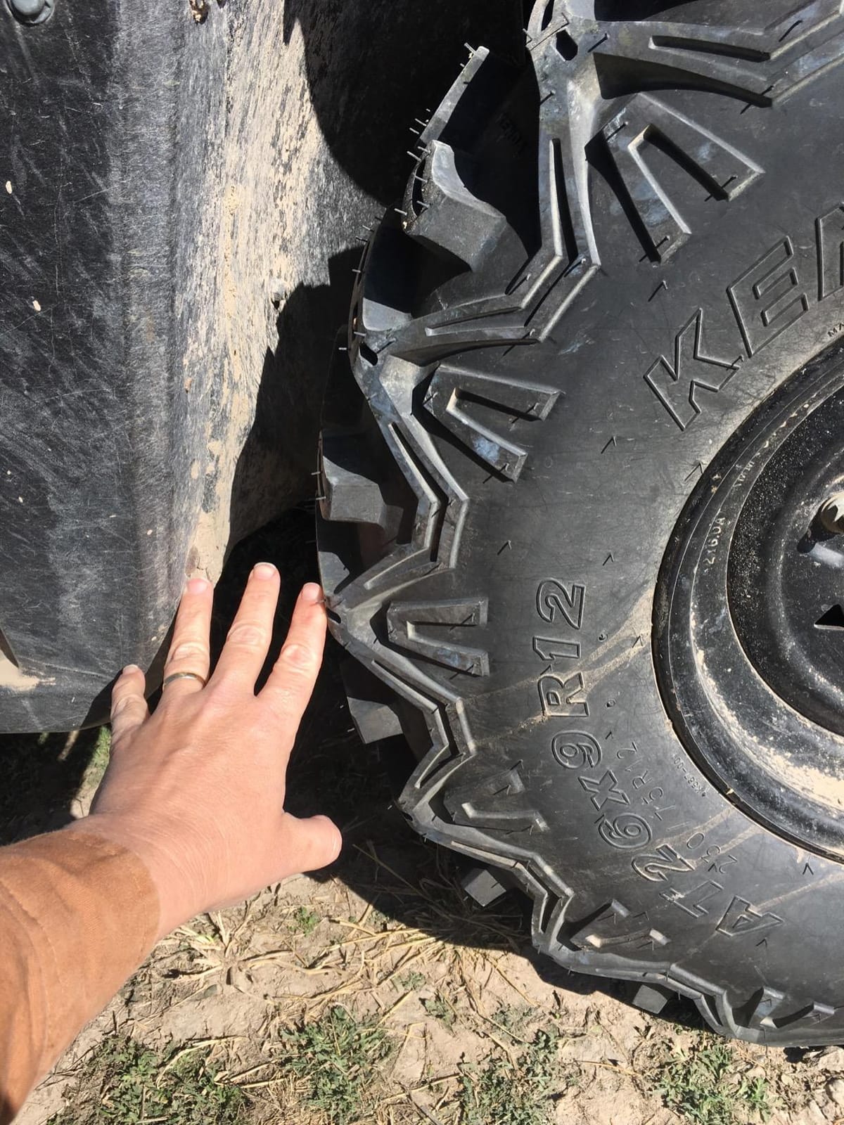 Full set of Kenda Bear Claw HTR Radial (8ply) 26x9-12 and 26x11-12 ATV Tires (4) customer photo 2