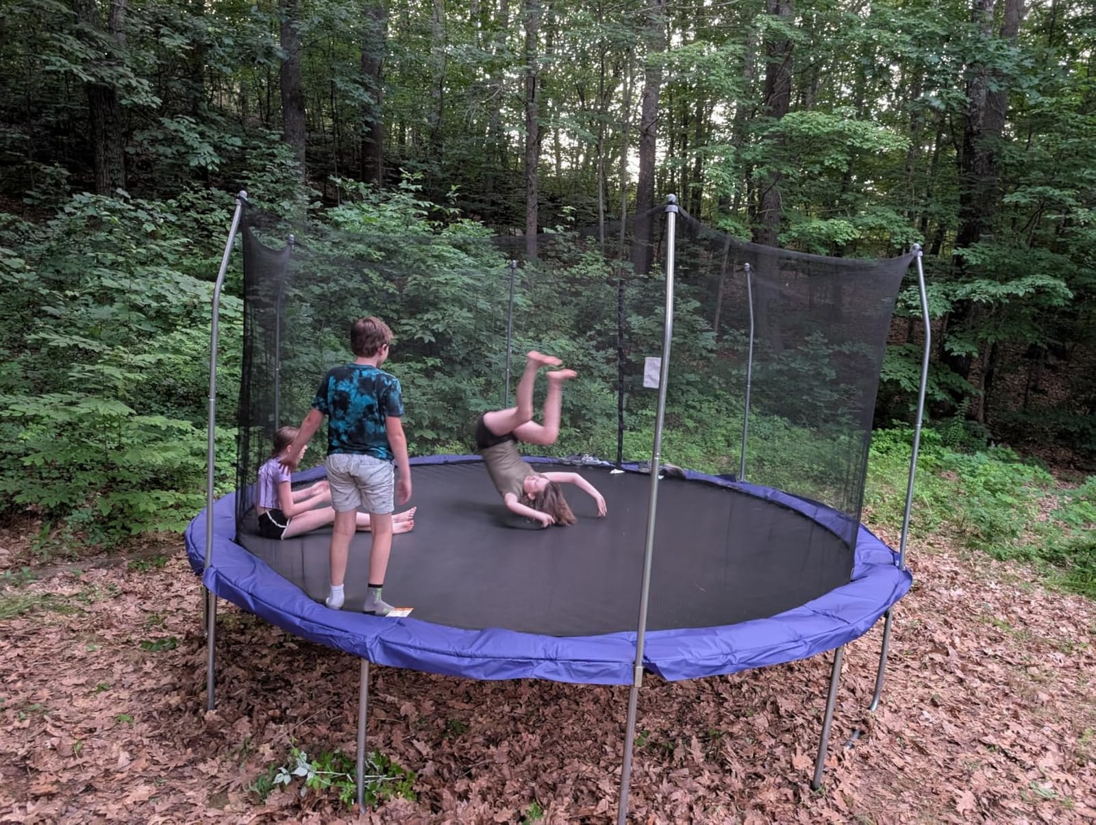 Skywalker Round Trampoline with Enclosure customer photo 1