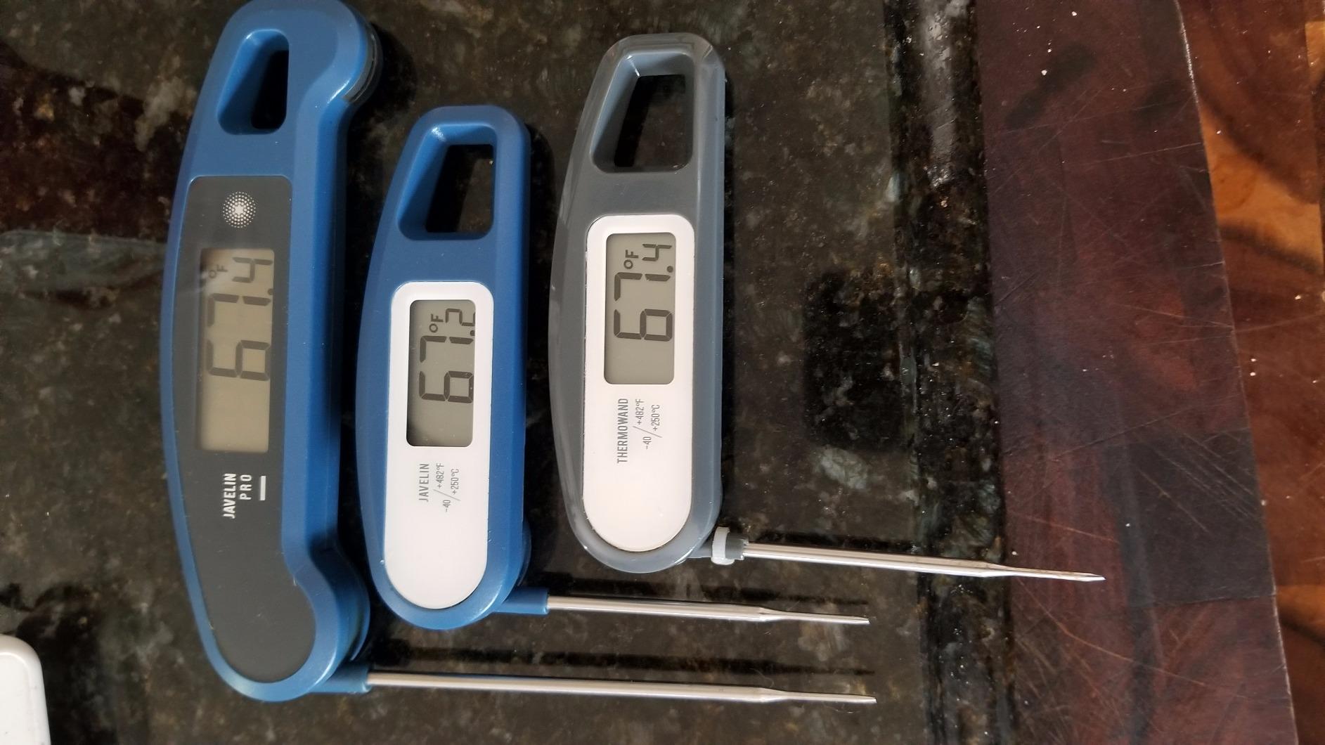 Lavatools Javelin Ultra-Fast 3-Second Digital Instant Read Meat Thermometer for Grill and Cooking, 2.75
