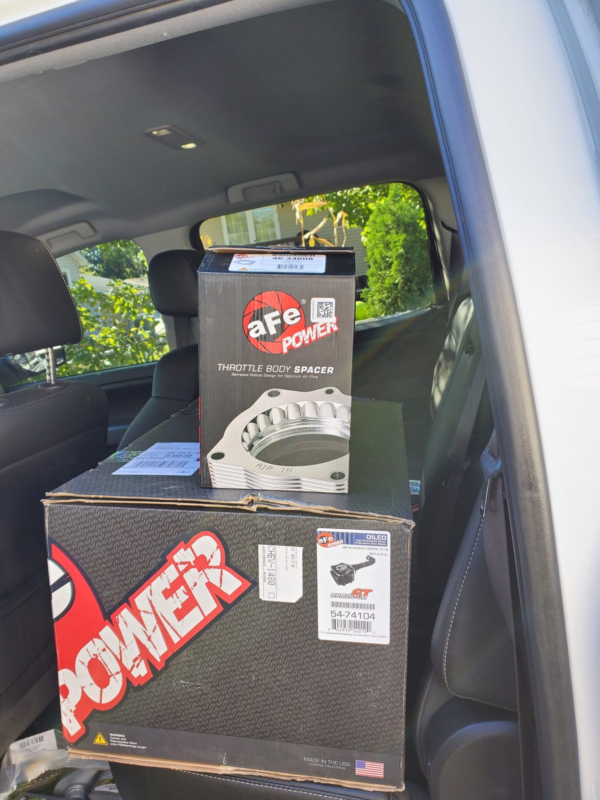 aFe Power Silver Bullet 46-34008 GM Throttle Body Spacer customer photo 2