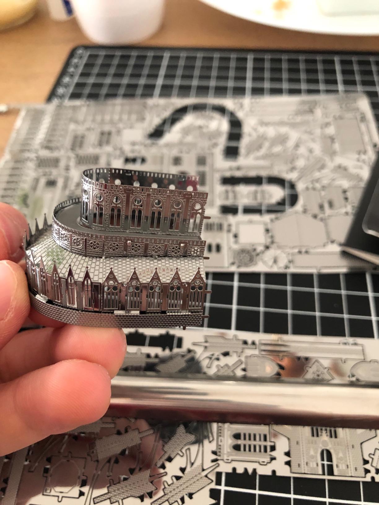 Metal Earth Fascinations Premium Series Notre Dame Cathedral 3D Metal Model Kit customer photo 1
