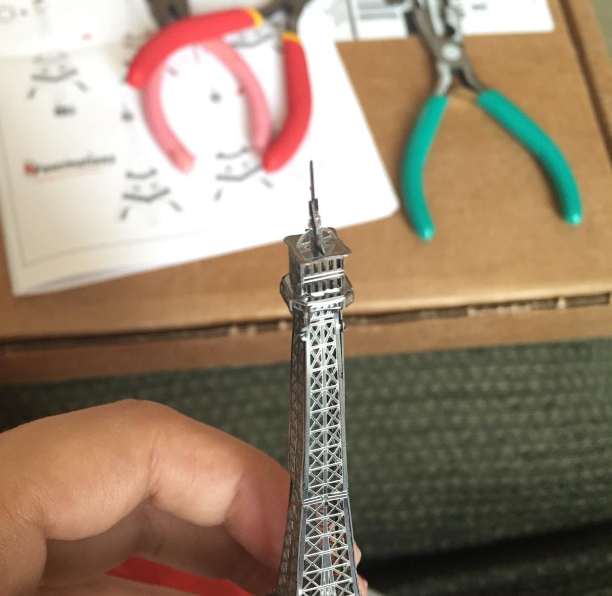 Premium Series Eiffel Tower 3D Metal Model Kit Fascinations customer photo 2