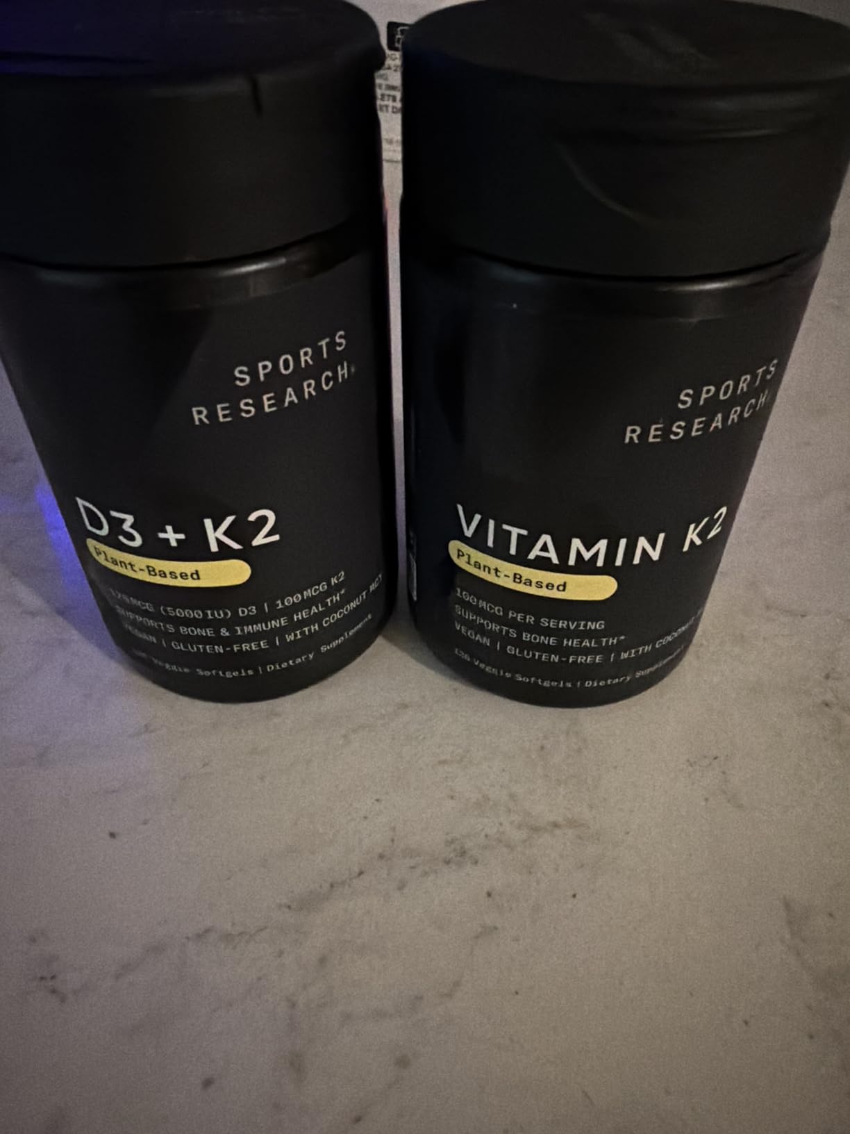 Sports Research Vitamin K2 as MK-7 100mcg, 60 Count Plantgels with Coconut MCT Oil customer photo 2