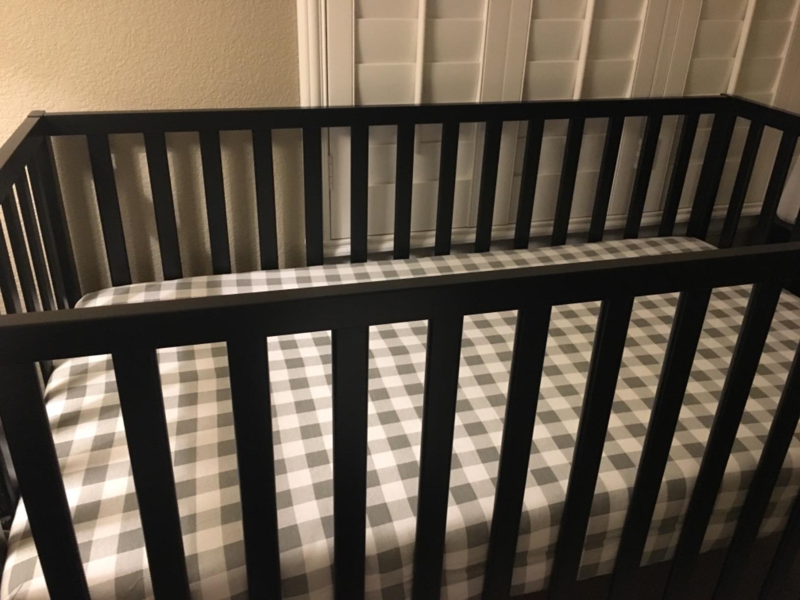 DaVinci Union 4-in-1 Convertible Baby Crib, GREENGUARD Certified, Espresso | Crib Convertible to Toddler Bed, Daybed & Full-Size Bed - 4 Adjustable Mattress Heights - Conversion Kits Sold Separately customer photo 1