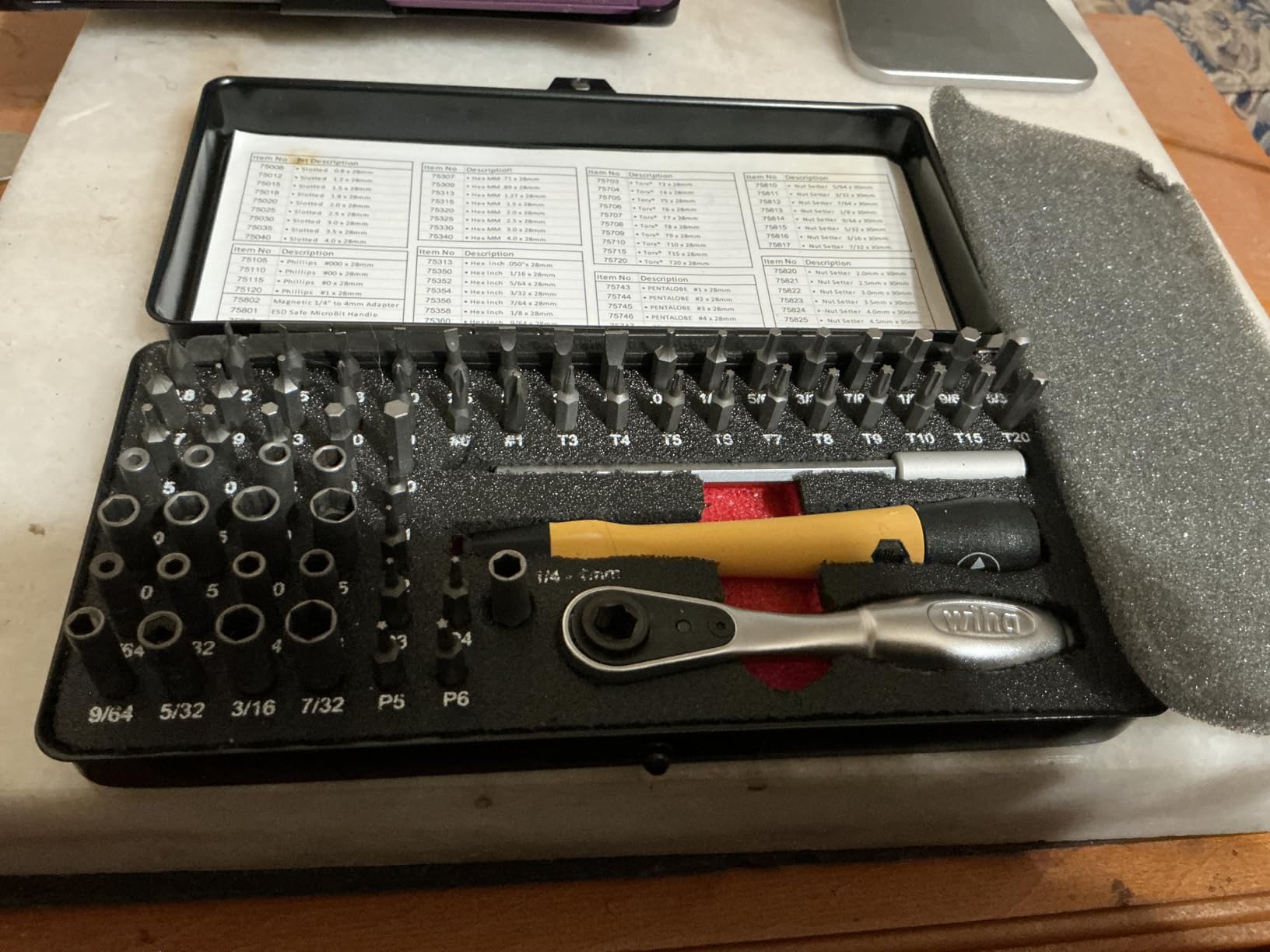 Wiha 75965 65 Piece System 4 ESD Safe Ratchet and MicroBits Set customer photo 1