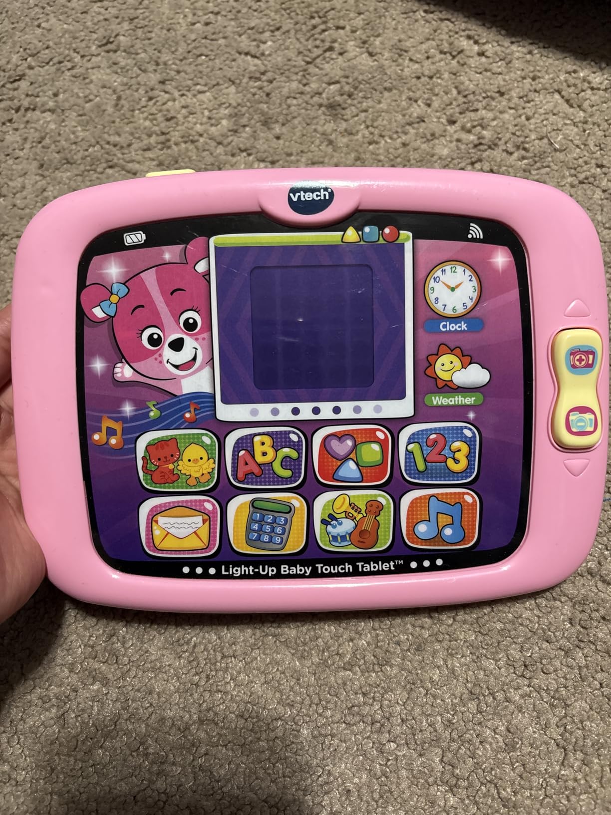 VTech Light-Up Baby Touch Tablet, Pink customer photo 1